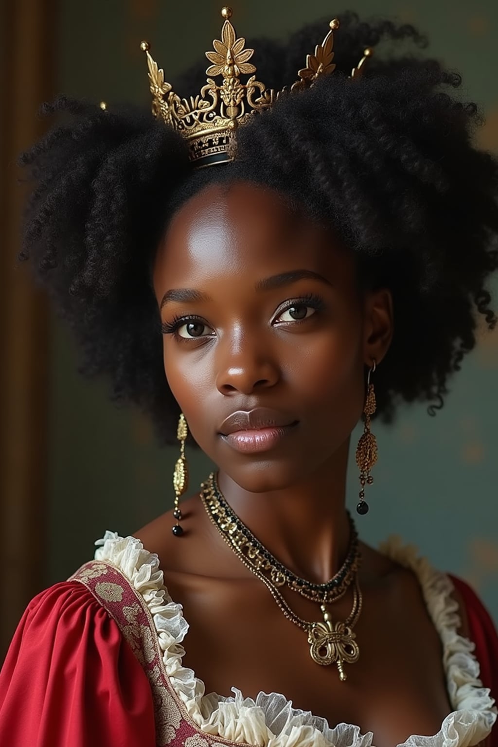 woman as 17th Century French  Queen