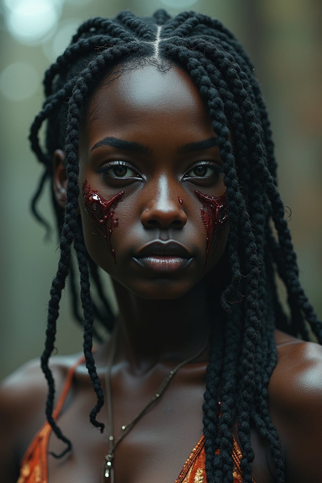 woman as a zombie, 7 days to die zombie, fine art, award winning, intricate, elegant, sharp focus, cinematic lighting, digital painting, 8 k concept art, art by guweiz and z. w. gu, masterpiece, trending on artstation, 8 k
