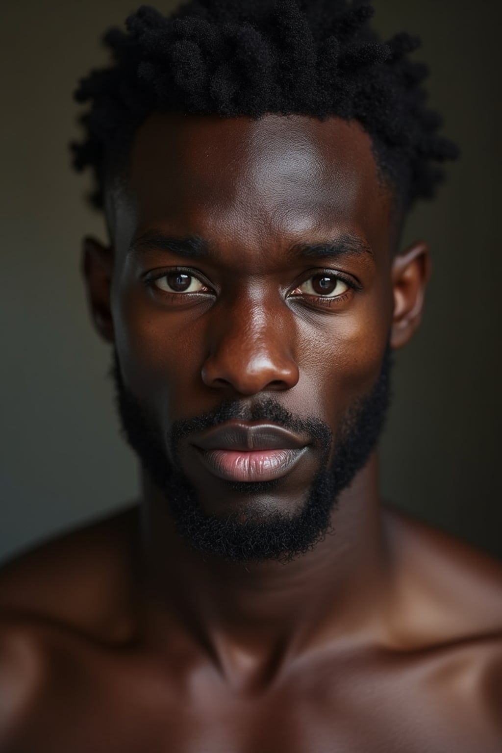 man wearing underwear  in Men's Health  centerfold photoshoot. intact eyes, symmetrical eyes, realistic skin texture. hyper realistic eyes. photorealistic