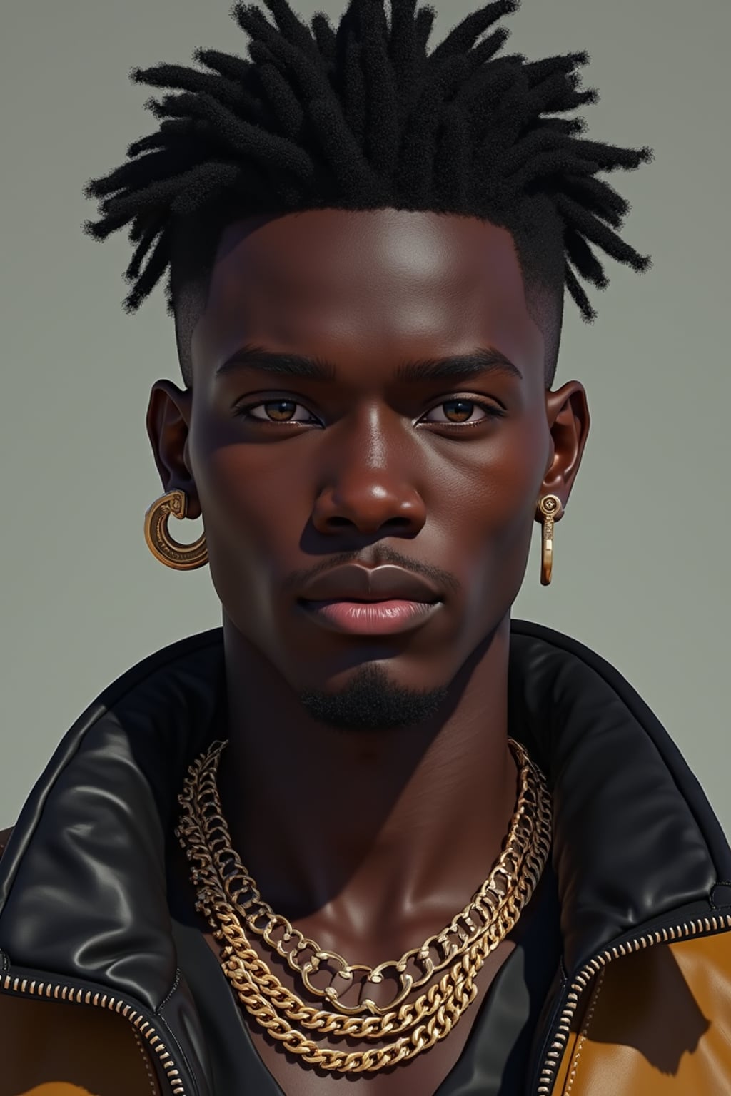 a male man  as a beautiful fashion charming dreamlike man with lv jewelry, character art, art by artgerm lau and wlop and and ilya kuvshinov and john singer sargent, hyperdetailed, 8 k realistic, symmetrical, frostbite 3 engine, cryengine, dof, trending on artstation, digital art