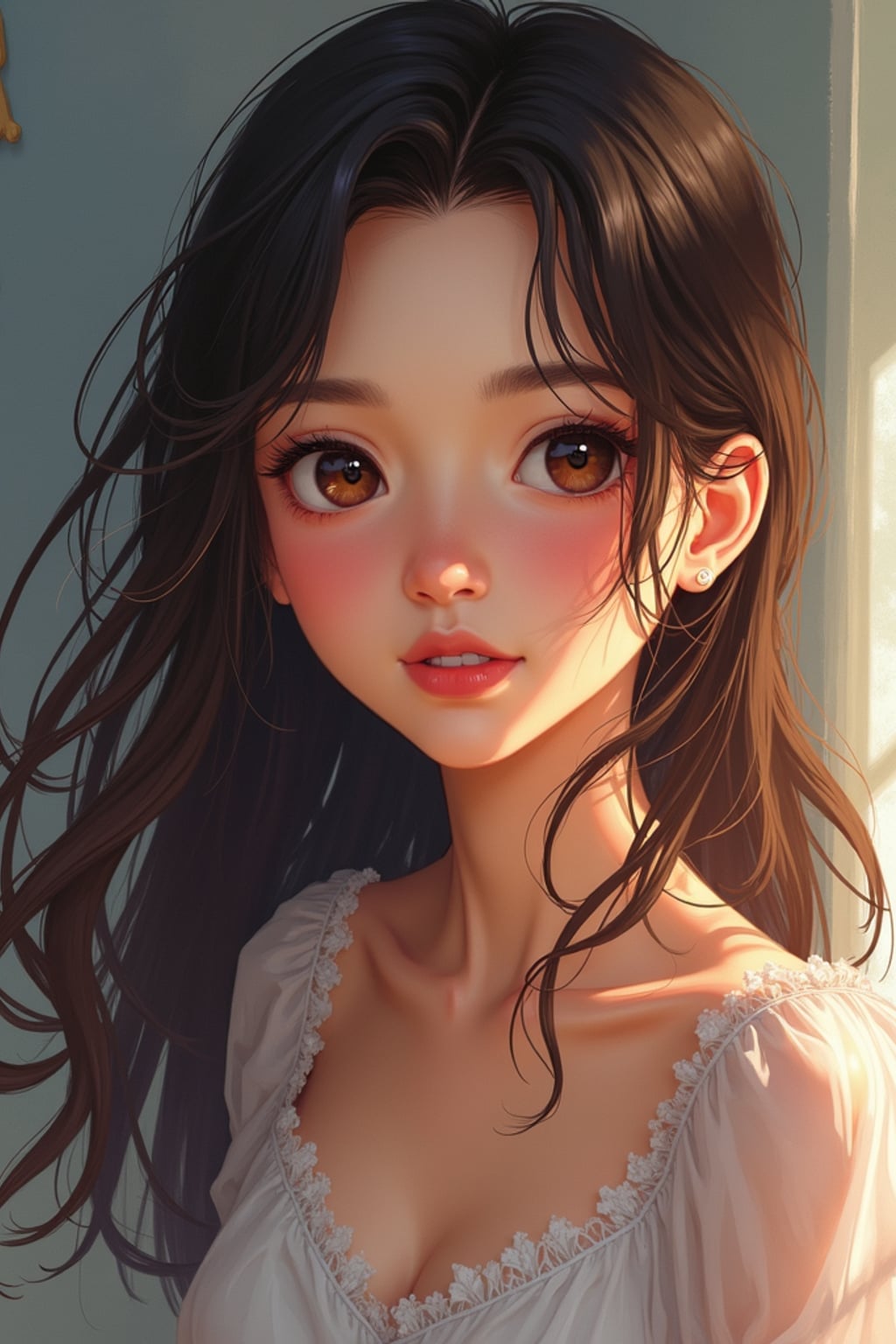 woman as concept art of a line art anime anime illustration | | anime anime anime anime anime anime, cute - fine - face, pretty face, realistic shaded perfect face, fine details in the style of line art anime Studios. by stanley artgerm lau, wlop, rossdraws, james jean, andrei riabovitchev, marc simonetti, and sakimichan, trending on artstation