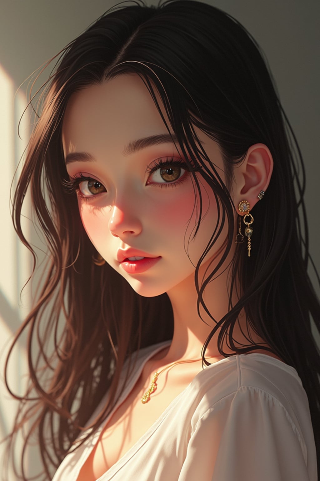woman as concept art of a line art anime anime illustration | | anime anime anime anime anime anime, cute - fine - face, pretty face, realistic shaded perfect face, fine details in the style of line art anime Studios. by stanley artgerm lau, wlop, rossdraws, james jean, andrei riabovitchev, marc simonetti, and sakimichan, trending on artstation