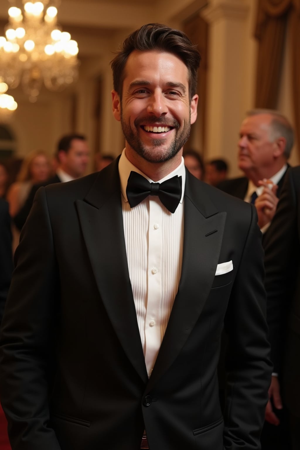 man in tuxedo  at Met Gala