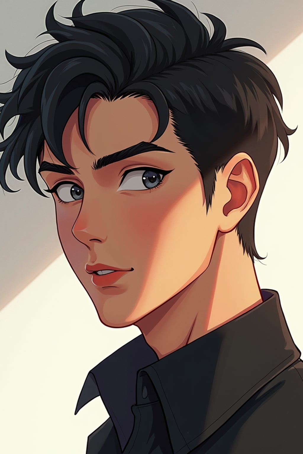 man as concept art of a line art anime anime illustration | | anime anime anime anime anime anime, cute - fine - face, pretty face, realistic shaded perfect face, fine details in the style of line art anime Studios. by stanley artgerm lau, wlop, rossdraws, james jean, andrei riabovitchev, marc simonetti, and sakimichan, trending on artstation