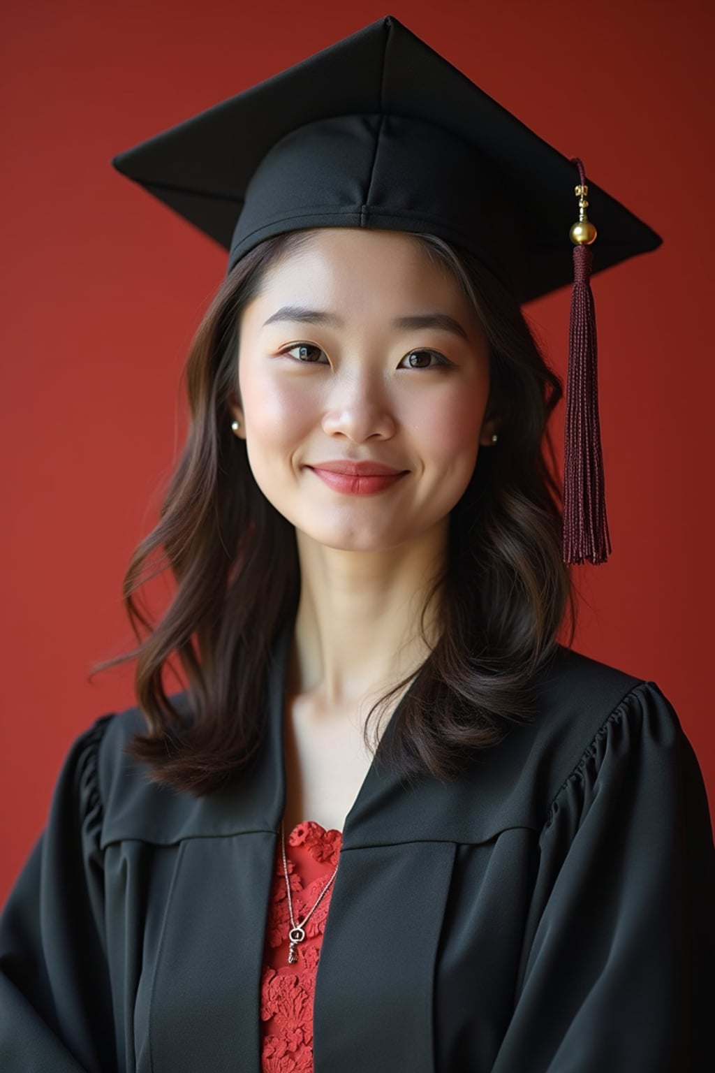 a graduate woman in their academic gown
