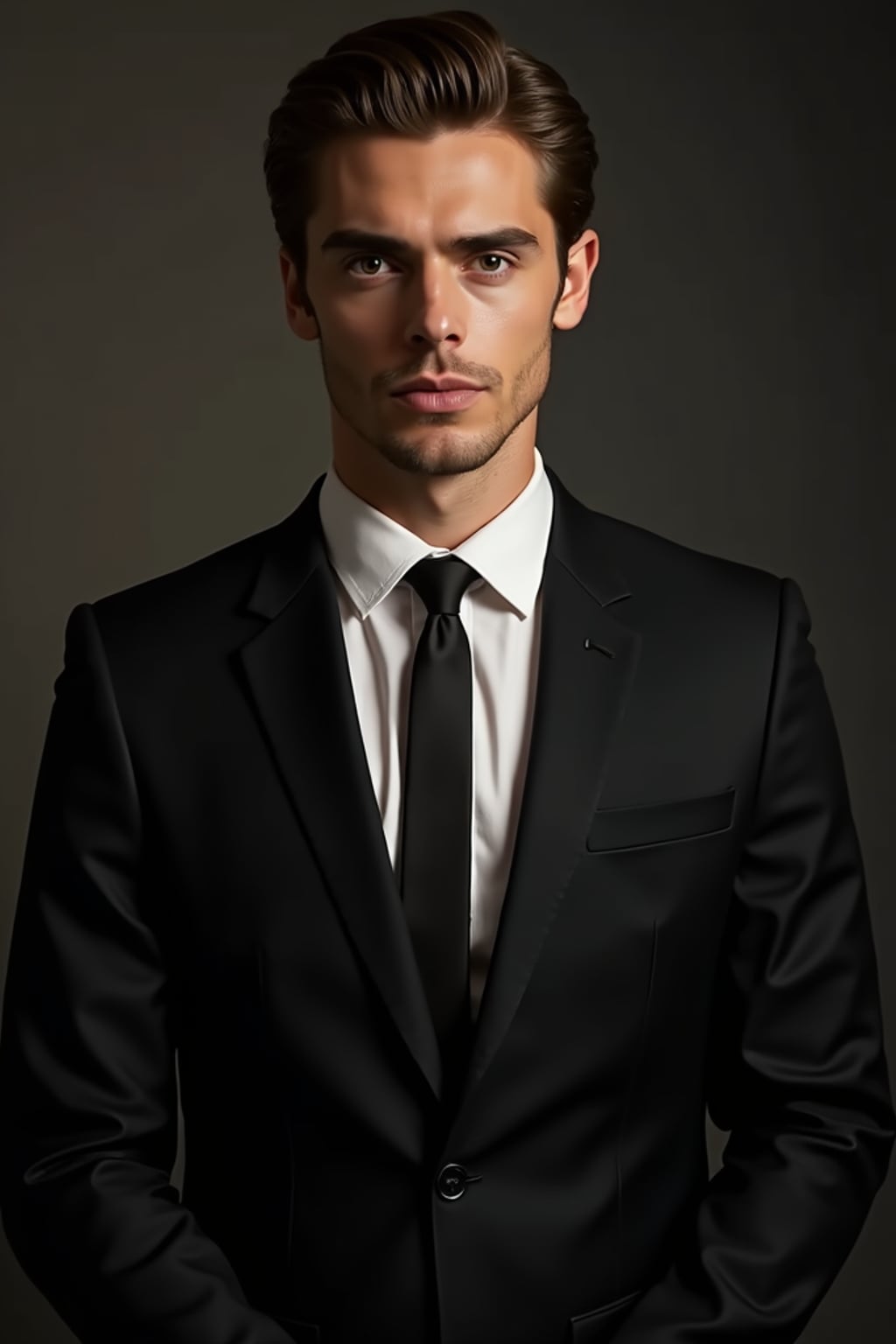 classy masculine  man dressed in formalwear, ready for a night out