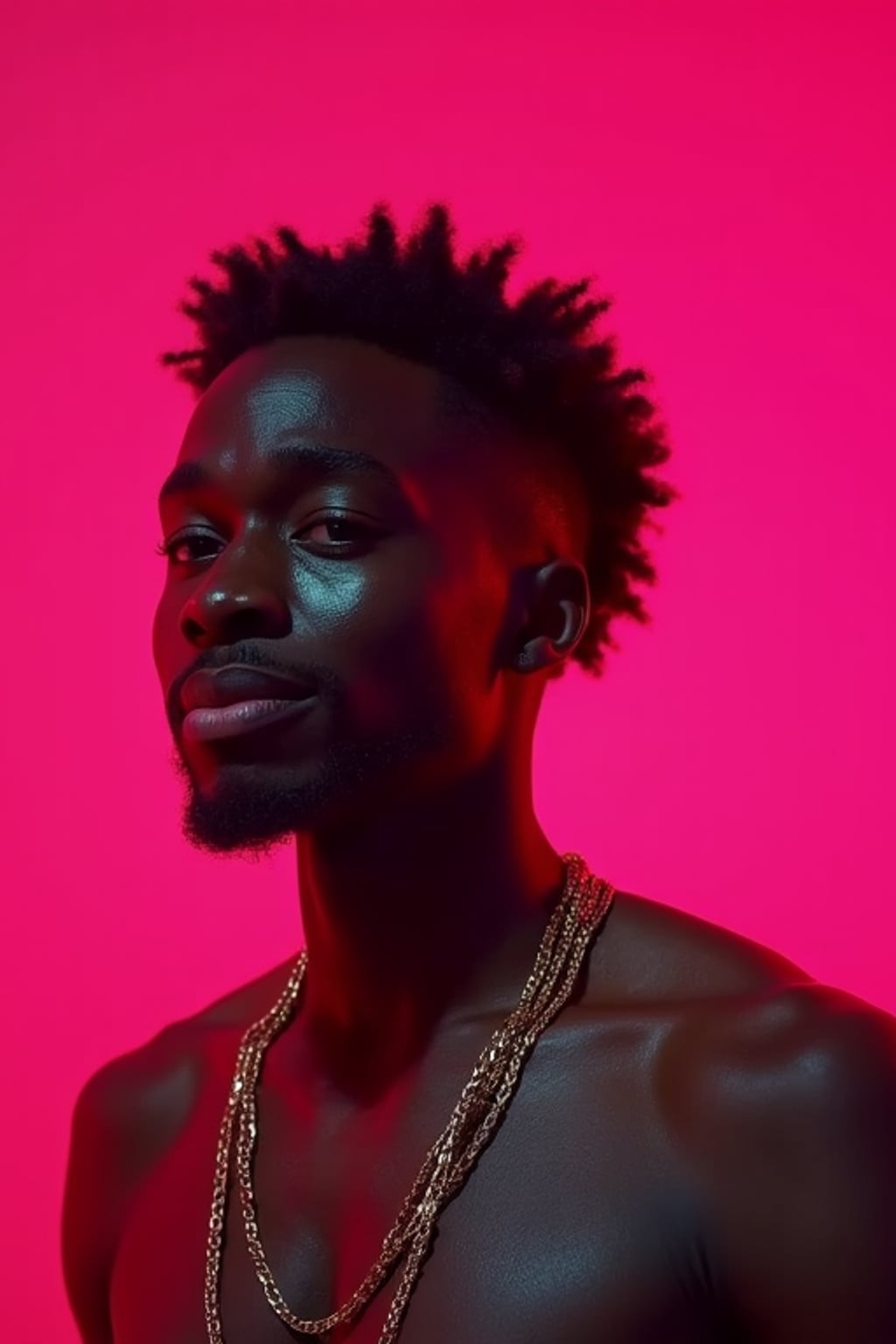the image is a vibrant and colorful thumbnail, typically used for a youtube video. exaggerated feels disgusted repulsed revolted nauseated sickened appalled horrified man, bright plain magenta background