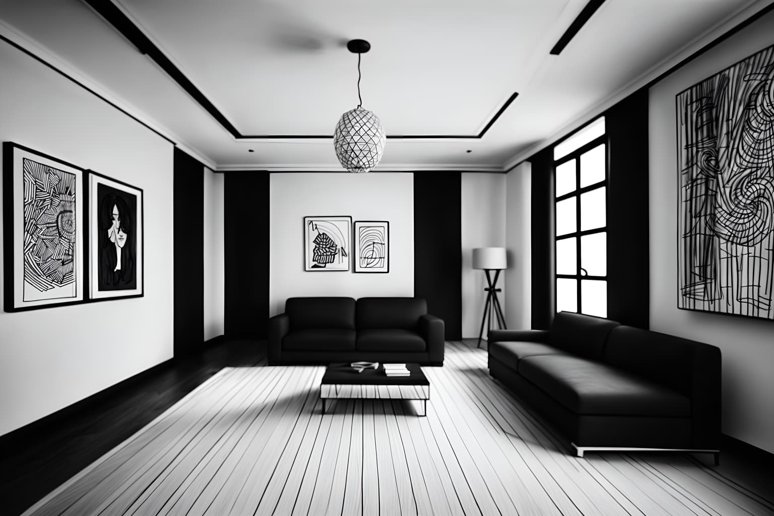 (hand-drawn monochrome black and white sketch line drawing)++ of sketch-style () apartment interior. a sketch of interior. with . a sketch of interior. trending on artstation. black and white line drawing sketch without colors. masterpiece, cinematic light, ultrarealistic+, photorealistic+, 8k, raw photo, realistic, sharp focus on eyes, (symmetrical eyes), (intact eyes), hyperrealistic, highest quality, best quality, , highly detailed, masterpiece, best quality, extremely detailed 8k wallpaper, masterpiece, best quality, ultra-detailed, best shadow, detailed background, detailed face, detailed eyes, high contrast, best illumination, detailed face, dulux, caustic, dynamic angle, detailed glow. dramatic lighting. highly detailed, insanely detailed hair, symmetrical, intricate details, professionally retouched, 8k high definition. strong bokeh. award winning photo.