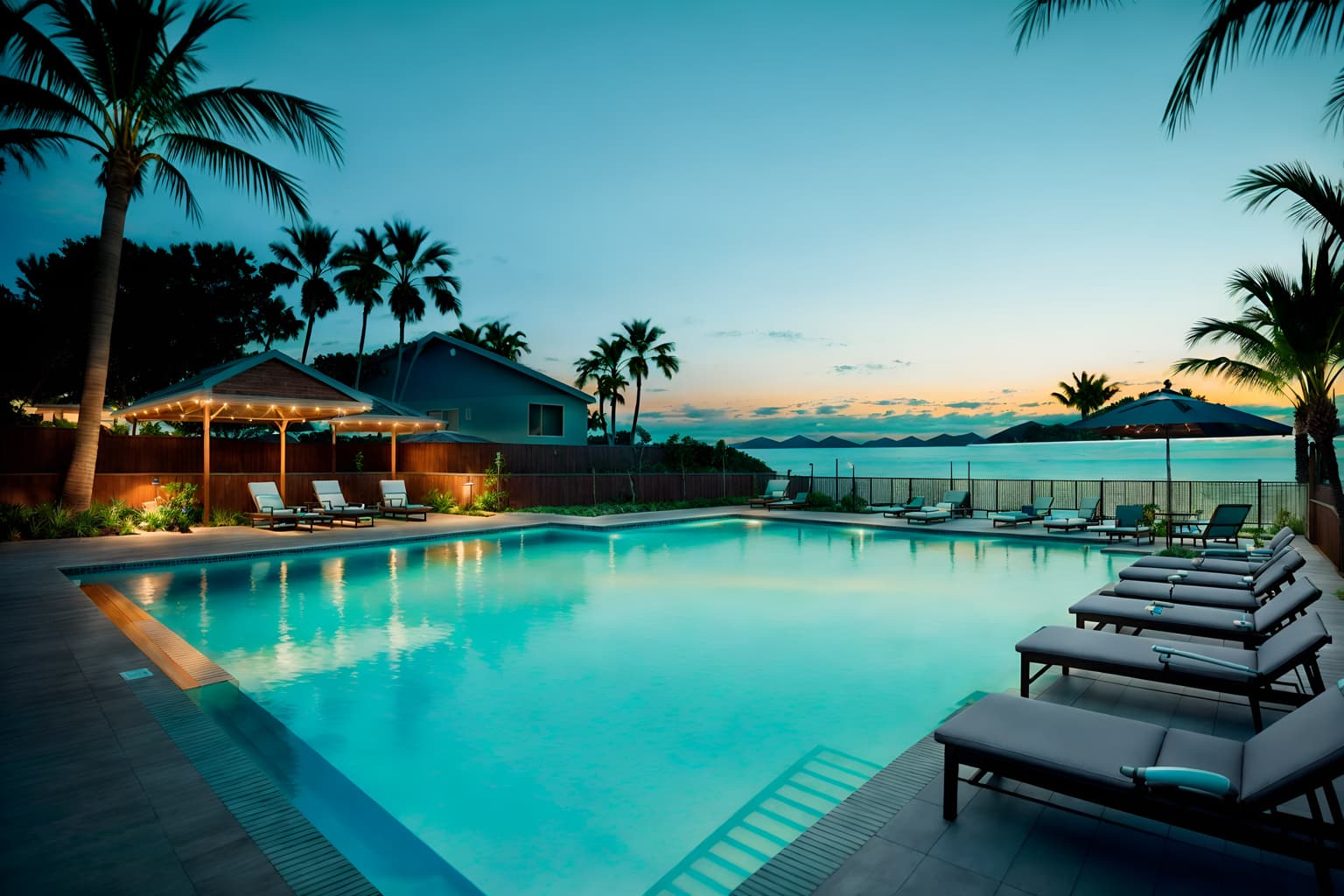 coastal-style designed (outdoor pool area ) with pool and pool lights and pool lounge chairs and pool. . with . . cinematic photo, highly detailed, cinematic lighting, ultra-detailed, ultrarealistic, photorealism, 8k. coastal design style. masterpiece, cinematic light, ultrarealistic+, photorealistic+, 8k, raw photo, realistic, sharp focus on eyes, (symmetrical eyes), (intact eyes), hyperrealistic, highest quality, best quality, , highly detailed, masterpiece, best quality, extremely detailed 8k wallpaper, masterpiece, best quality, ultra-detailed, best shadow, detailed background, detailed face, detailed eyes, high contrast, best illumination, detailed face, dulux, caustic, dynamic angle, detailed glow. dramatic lighting. highly detailed, insanely detailed hair, symmetrical, intricate details, professionally retouched, 8k high definition. strong bokeh. award winning photo.