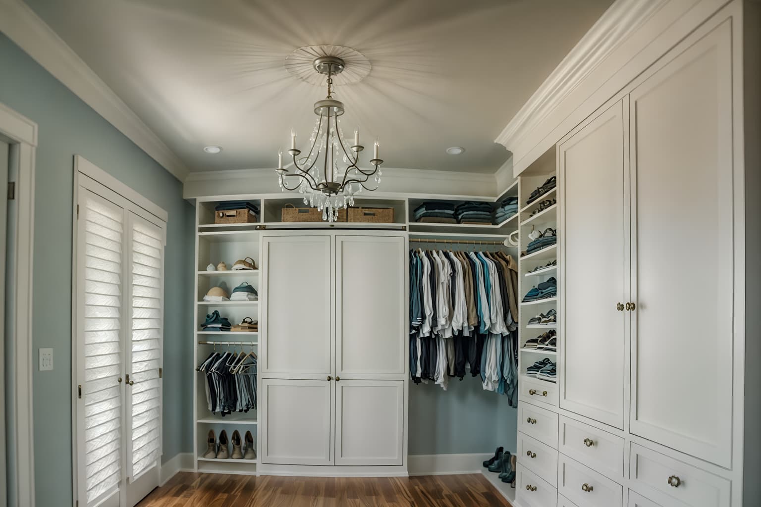 coastal-style (walk in closet interior) . with . . cinematic photo, highly detailed, cinematic lighting, ultra-detailed, ultrarealistic, photorealism, 8k. coastal interior design style. masterpiece, cinematic light, ultrarealistic+, photorealistic+, 8k, raw photo, realistic, sharp focus on eyes, (symmetrical eyes), (intact eyes), hyperrealistic, highest quality, best quality, , highly detailed, masterpiece, best quality, extremely detailed 8k wallpaper, masterpiece, best quality, ultra-detailed, best shadow, detailed background, detailed face, detailed eyes, high contrast, best illumination, detailed face, dulux, caustic, dynamic angle, detailed glow. dramatic lighting. highly detailed, insanely detailed hair, symmetrical, intricate details, professionally retouched, 8k high definition. strong bokeh. award winning photo.