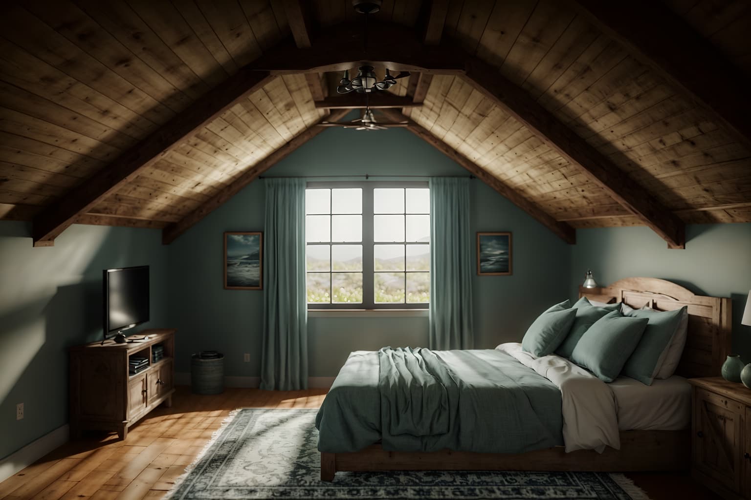 coastal-style (attic interior) . with . . cinematic photo, highly detailed, cinematic lighting, ultra-detailed, ultrarealistic, photorealism, 8k. coastal interior design style. masterpiece, cinematic light, ultrarealistic+, photorealistic+, 8k, raw photo, realistic, sharp focus on eyes, (symmetrical eyes), (intact eyes), hyperrealistic, highest quality, best quality, , highly detailed, masterpiece, best quality, extremely detailed 8k wallpaper, masterpiece, best quality, ultra-detailed, best shadow, detailed background, detailed face, detailed eyes, high contrast, best illumination, detailed face, dulux, caustic, dynamic angle, detailed glow. dramatic lighting. highly detailed, insanely detailed hair, symmetrical, intricate details, professionally retouched, 8k high definition. strong bokeh. award winning photo.