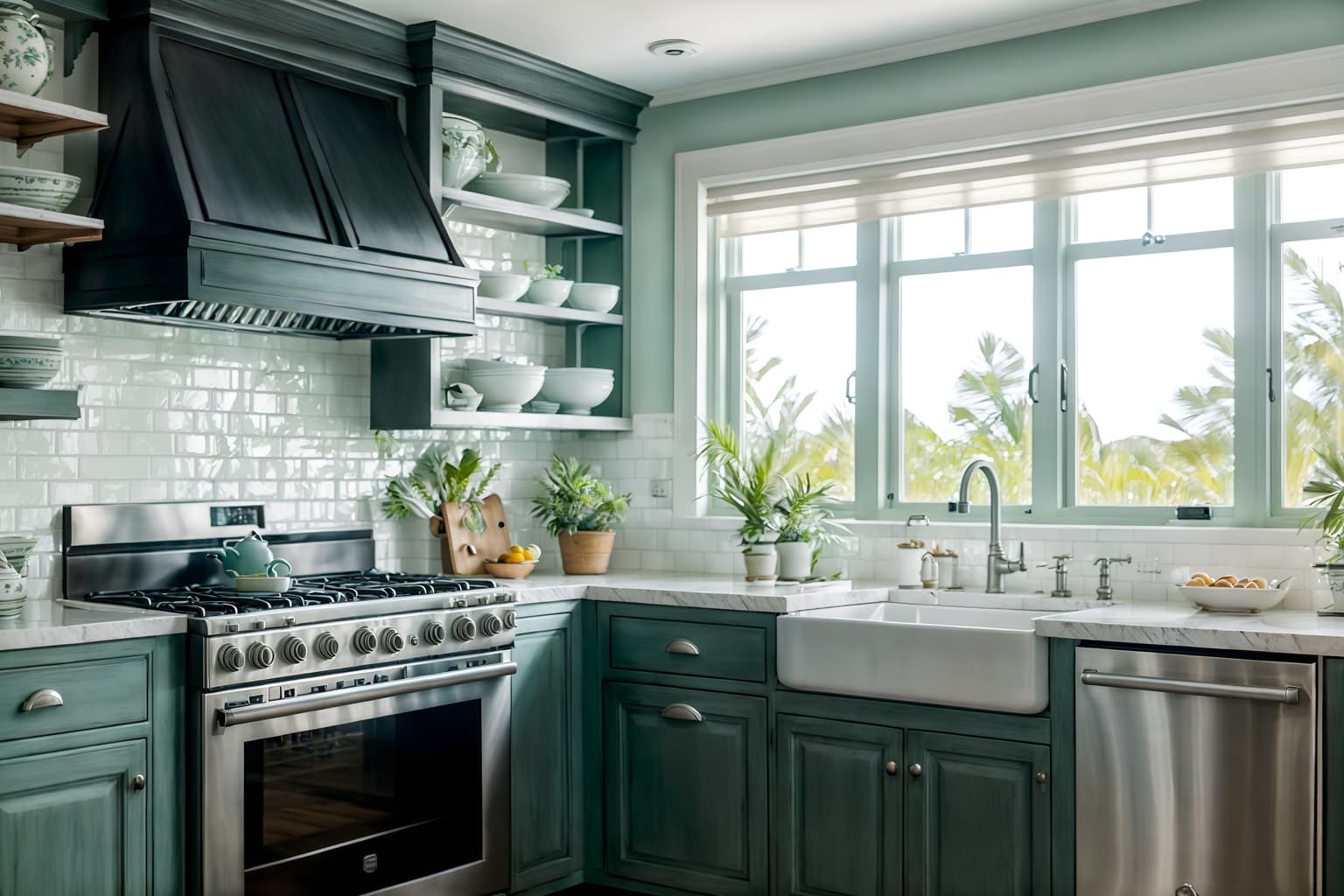 coastal-style (kitchen interior) with sink and stove and refrigerator and plant and worktops and kitchen cabinets and sink. . with . . cinematic photo, highly detailed, cinematic lighting, ultra-detailed, ultrarealistic, photorealism, 8k. coastal interior design style. masterpiece, cinematic light, ultrarealistic+, photorealistic+, 8k, raw photo, realistic, sharp focus on eyes, (symmetrical eyes), (intact eyes), hyperrealistic, highest quality, best quality, , highly detailed, masterpiece, best quality, extremely detailed 8k wallpaper, masterpiece, best quality, ultra-detailed, best shadow, detailed background, detailed face, detailed eyes, high contrast, best illumination, detailed face, dulux, caustic, dynamic angle, detailed glow. dramatic lighting. highly detailed, insanely detailed hair, symmetrical, intricate details, professionally retouched, 8k high definition. strong bokeh. award winning photo.
