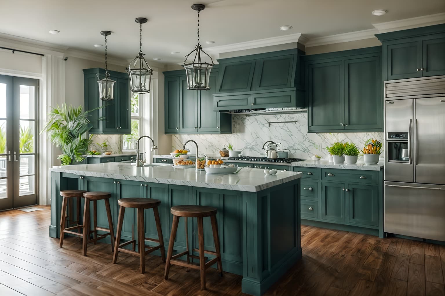 coastal-style (kitchen interior) with sink and stove and refrigerator and plant and worktops and kitchen cabinets and sink. . with . . cinematic photo, highly detailed, cinematic lighting, ultra-detailed, ultrarealistic, photorealism, 8k. coastal interior design style. masterpiece, cinematic light, ultrarealistic+, photorealistic+, 8k, raw photo, realistic, sharp focus on eyes, (symmetrical eyes), (intact eyes), hyperrealistic, highest quality, best quality, , highly detailed, masterpiece, best quality, extremely detailed 8k wallpaper, masterpiece, best quality, ultra-detailed, best shadow, detailed background, detailed face, detailed eyes, high contrast, best illumination, detailed face, dulux, caustic, dynamic angle, detailed glow. dramatic lighting. highly detailed, insanely detailed hair, symmetrical, intricate details, professionally retouched, 8k high definition. strong bokeh. award winning photo.