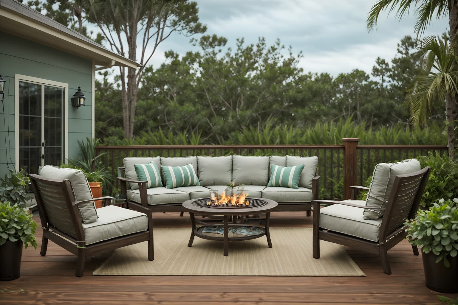 coastal-style designed (outdoor patio ) with deck with deck chairs and plant and patio couch with pillows and barbeque or grill and grass and deck with deck chairs. . with . . cinematic photo, highly detailed, cinematic lighting, ultra-detailed, ultrarealistic, photorealism, 8k. coastal design style. masterpiece, cinematic light, ultrarealistic+, photorealistic+, 8k, raw photo, realistic, sharp focus on eyes, (symmetrical eyes), (intact eyes), hyperrealistic, highest quality, best quality, , highly detailed, masterpiece, best quality, extremely detailed 8k wallpaper, masterpiece, best quality, ultra-detailed, best shadow, detailed background, detailed face, detailed eyes, high contrast, best illumination, detailed face, dulux, caustic, dynamic angle, detailed glow. dramatic lighting. highly detailed, insanely detailed hair, symmetrical, intricate details, professionally retouched, 8k high definition. strong bokeh. award winning photo.