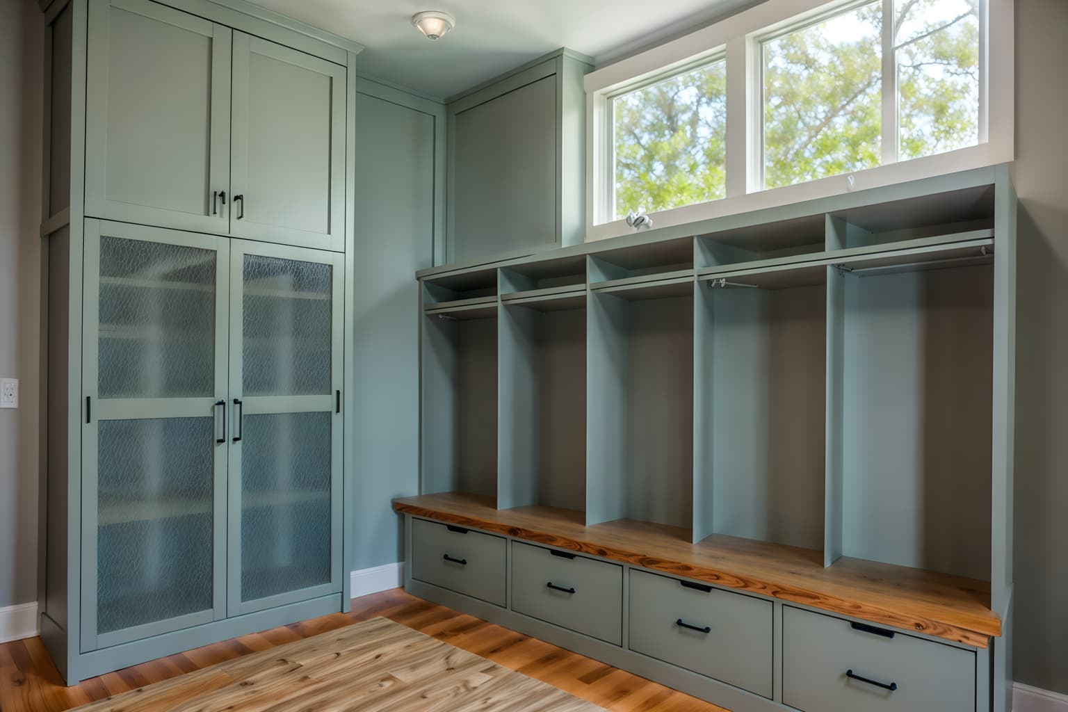 coastal-style (drop zone interior) with cubbies and cabinets and a bench and shelves for shoes and lockers and storage baskets and high up storage and storage drawers. . with . . cinematic photo, highly detailed, cinematic lighting, ultra-detailed, ultrarealistic, photorealism, 8k. coastal interior design style. masterpiece, cinematic light, ultrarealistic+, photorealistic+, 8k, raw photo, realistic, sharp focus on eyes, (symmetrical eyes), (intact eyes), hyperrealistic, highest quality, best quality, , highly detailed, masterpiece, best quality, extremely detailed 8k wallpaper, masterpiece, best quality, ultra-detailed, best shadow, detailed background, detailed face, detailed eyes, high contrast, best illumination, detailed face, dulux, caustic, dynamic angle, detailed glow. dramatic lighting. highly detailed, insanely detailed hair, symmetrical, intricate details, professionally retouched, 8k high definition. strong bokeh. award winning photo.