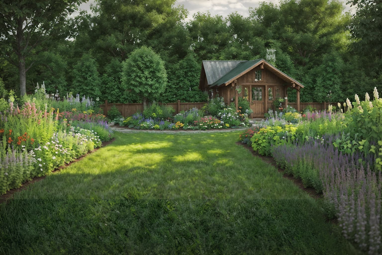 cottagecore-style designed (outdoor garden ) with garden tree and grass and garden plants and garden tree. . with organic and cottage style and earthy and traditional and country style and muted colors and floral patterns and natural. . cinematic photo, highly detailed, cinematic lighting, ultra-detailed, ultrarealistic, photorealism, 8k. cottagecore design style. masterpiece, cinematic light, ultrarealistic+, photorealistic+, 8k, raw photo, realistic, sharp focus on eyes, (symmetrical eyes), (intact eyes), hyperrealistic, highest quality, best quality, , highly detailed, masterpiece, best quality, extremely detailed 8k wallpaper, masterpiece, best quality, ultra-detailed, best shadow, detailed background, detailed face, detailed eyes, high contrast, best illumination, detailed face, dulux, caustic, dynamic angle, detailed glow. dramatic lighting. highly detailed, insanely detailed hair, symmetrical, intricate details, professionally retouched, 8k high definition. strong bokeh. award winning photo.