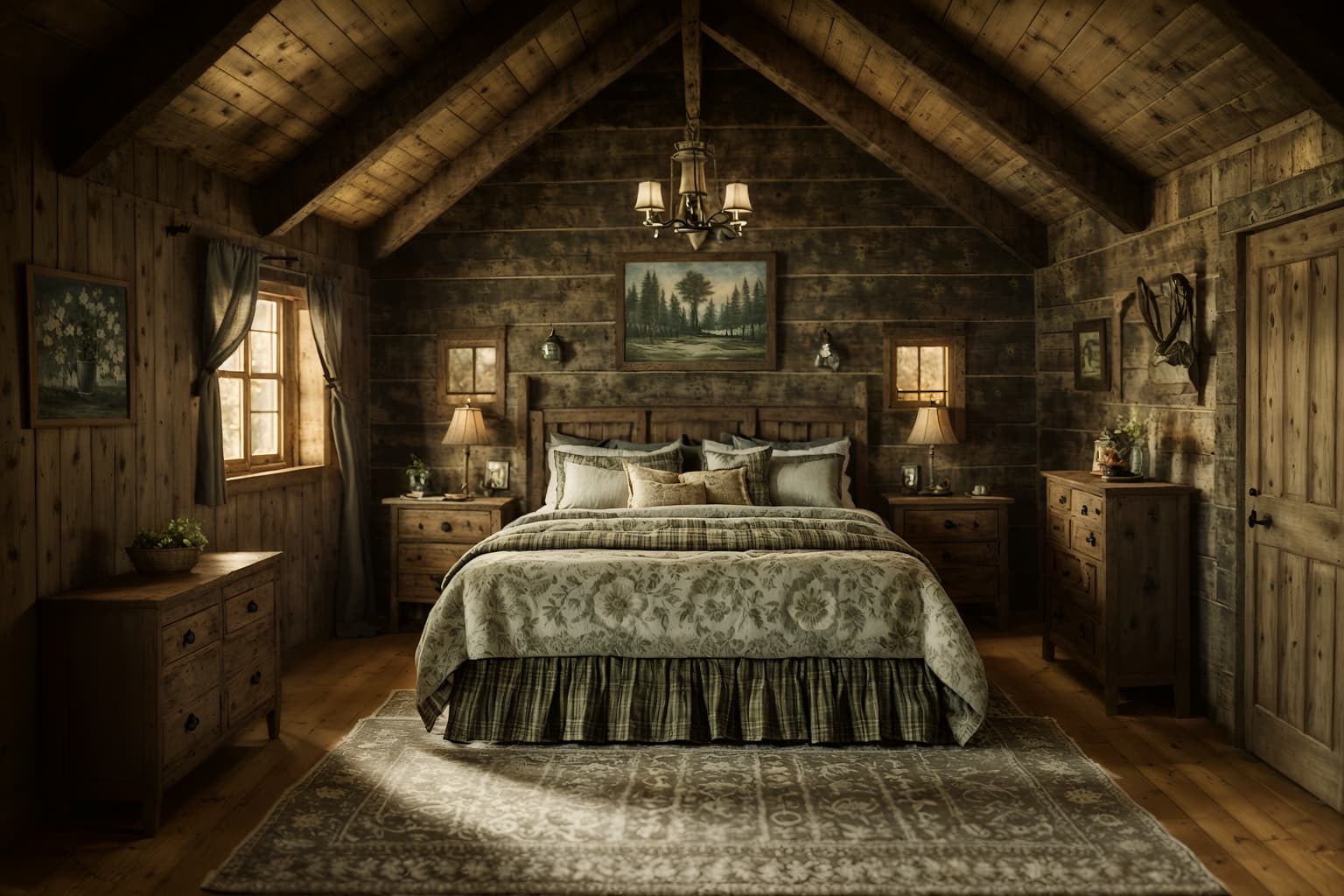 cottagecore-style (attic interior) . with cottage style and natural and traditional and organic and floral patterns and earthy and country style and rustic. . cinematic photo, highly detailed, cinematic lighting, ultra-detailed, ultrarealistic, photorealism, 8k. cottagecore interior design style. masterpiece, cinematic light, ultrarealistic+, photorealistic+, 8k, raw photo, realistic, sharp focus on eyes, (symmetrical eyes), (intact eyes), hyperrealistic, highest quality, best quality, , highly detailed, masterpiece, best quality, extremely detailed 8k wallpaper, masterpiece, best quality, ultra-detailed, best shadow, detailed background, detailed face, detailed eyes, high contrast, best illumination, detailed face, dulux, caustic, dynamic angle, detailed glow. dramatic lighting. highly detailed, insanely detailed hair, symmetrical, intricate details, professionally retouched, 8k high definition. strong bokeh. award winning photo.
