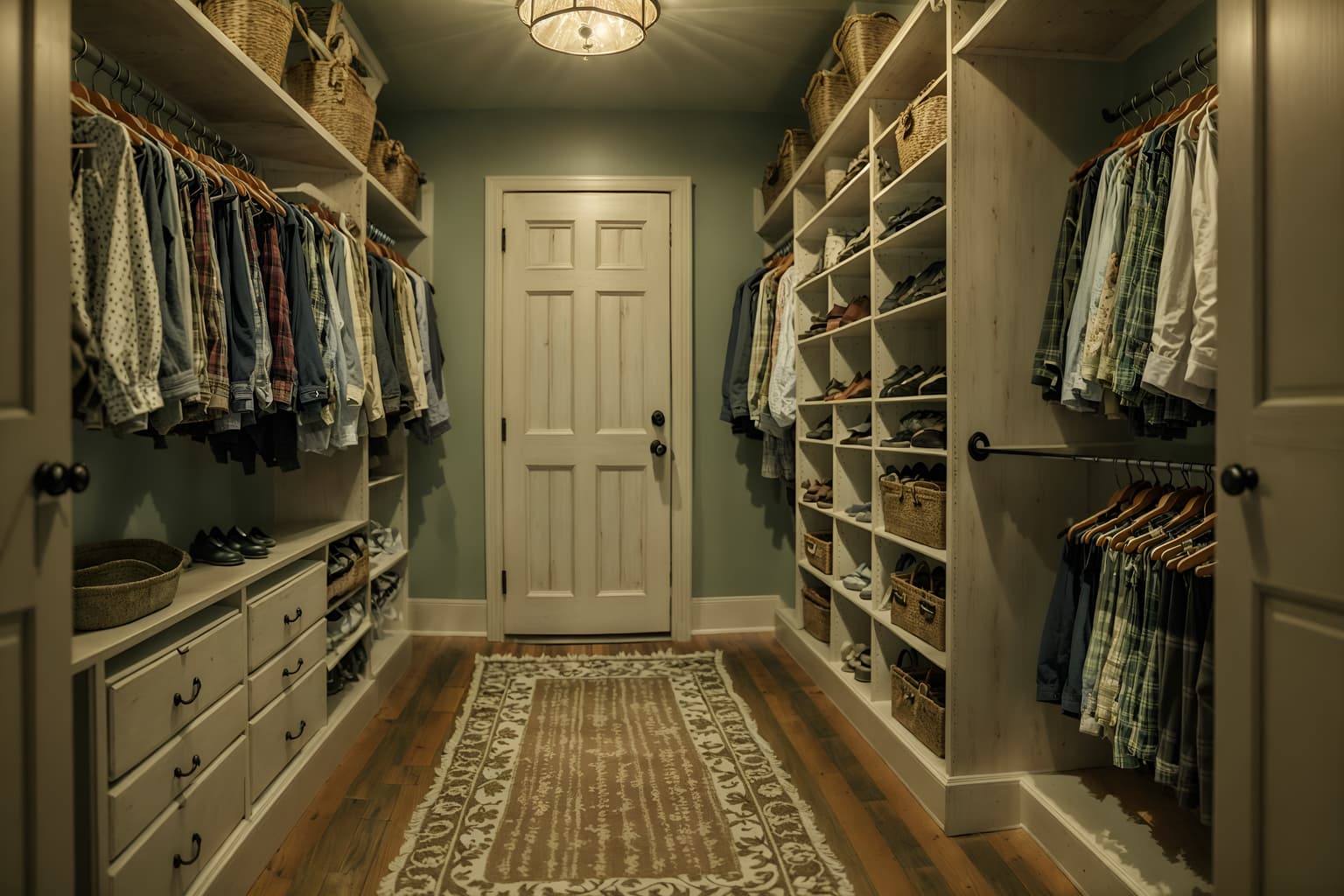 cottagecore-style (walk in closet interior) . with cottage style and country style and muted colors and natural and rustic and organic and earthy and floral patterns. . cinematic photo, highly detailed, cinematic lighting, ultra-detailed, ultrarealistic, photorealism, 8k. cottagecore interior design style. masterpiece, cinematic light, ultrarealistic+, photorealistic+, 8k, raw photo, realistic, sharp focus on eyes, (symmetrical eyes), (intact eyes), hyperrealistic, highest quality, best quality, , highly detailed, masterpiece, best quality, extremely detailed 8k wallpaper, masterpiece, best quality, ultra-detailed, best shadow, detailed background, detailed face, detailed eyes, high contrast, best illumination, detailed face, dulux, caustic, dynamic angle, detailed glow. dramatic lighting. highly detailed, insanely detailed hair, symmetrical, intricate details, professionally retouched, 8k high definition. strong bokeh. award winning photo.