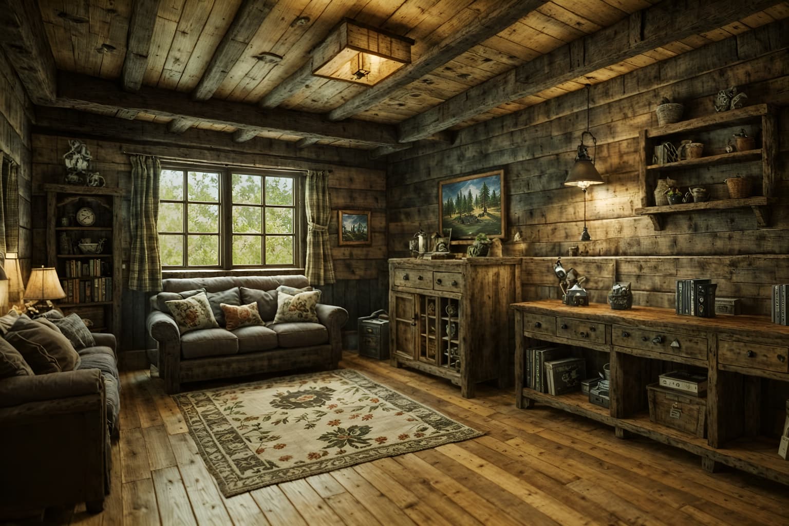 cottagecore-style (gaming room interior) . with organic and traditional and earthy and country style and rustic and floral patterns and cottage style and natural. . cinematic photo, highly detailed, cinematic lighting, ultra-detailed, ultrarealistic, photorealism, 8k. cottagecore interior design style. masterpiece, cinematic light, ultrarealistic+, photorealistic+, 8k, raw photo, realistic, sharp focus on eyes, (symmetrical eyes), (intact eyes), hyperrealistic, highest quality, best quality, , highly detailed, masterpiece, best quality, extremely detailed 8k wallpaper, masterpiece, best quality, ultra-detailed, best shadow, detailed background, detailed face, detailed eyes, high contrast, best illumination, detailed face, dulux, caustic, dynamic angle, detailed glow. dramatic lighting. highly detailed, insanely detailed hair, symmetrical, intricate details, professionally retouched, 8k high definition. strong bokeh. award winning photo.