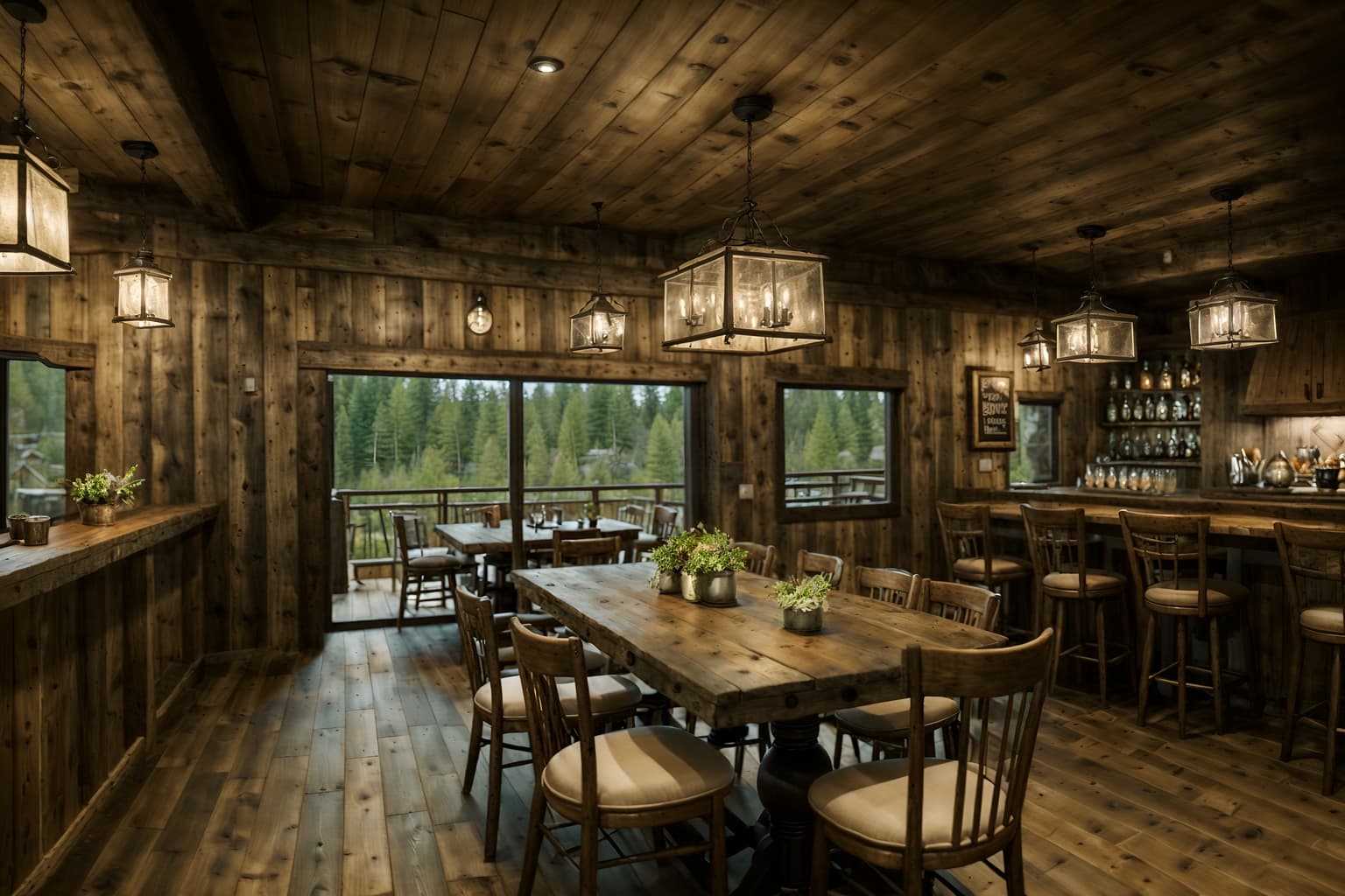 cottagecore-style (restaurant interior) with restaurant chairs and restaurant decor and restaurant bar and restaurant dining tables and restaurant chairs. . with rustic and earthy and traditional and cottage style and country style and organic and muted colors and natural. . cinematic photo, highly detailed, cinematic lighting, ultra-detailed, ultrarealistic, photorealism, 8k. cottagecore interior design style. masterpiece, cinematic light, ultrarealistic+, photorealistic+, 8k, raw photo, realistic, sharp focus on eyes, (symmetrical eyes), (intact eyes), hyperrealistic, highest quality, best quality, , highly detailed, masterpiece, best quality, extremely detailed 8k wallpaper, masterpiece, best quality, ultra-detailed, best shadow, detailed background, detailed face, detailed eyes, high contrast, best illumination, detailed face, dulux, caustic, dynamic angle, detailed glow. dramatic lighting. highly detailed, insanely detailed hair, symmetrical, intricate details, professionally retouched, 8k high definition. strong bokeh. award winning photo.