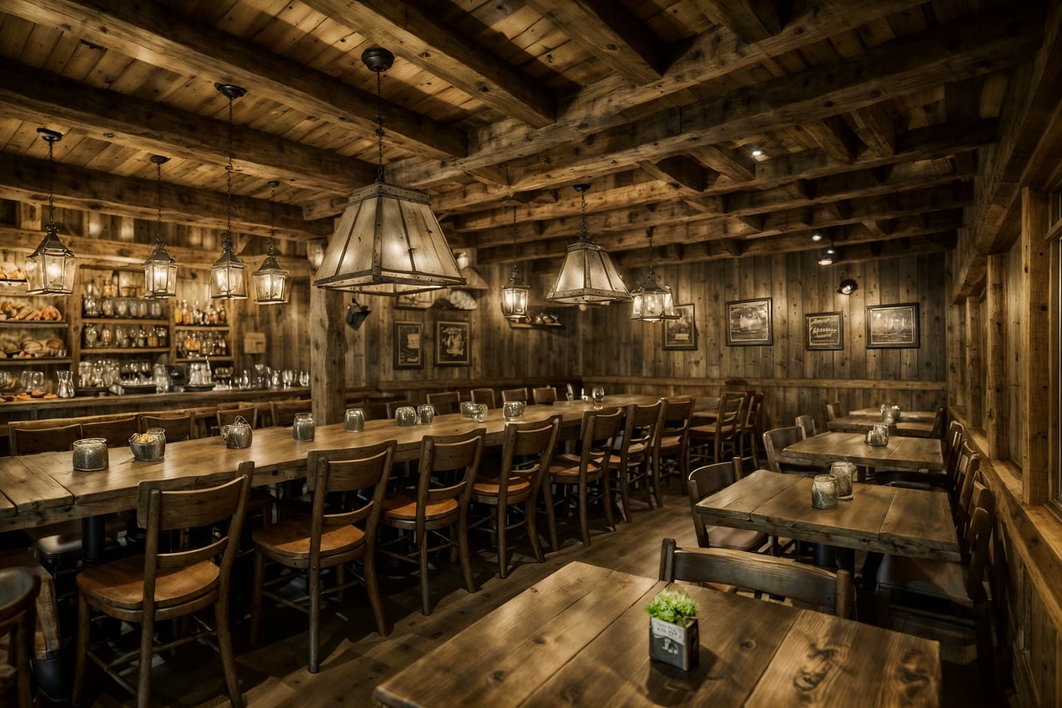 cottagecore-style (restaurant interior) with restaurant chairs and restaurant decor and restaurant bar and restaurant dining tables and restaurant chairs. . with rustic and earthy and traditional and cottage style and country style and organic and muted colors and natural. . cinematic photo, highly detailed, cinematic lighting, ultra-detailed, ultrarealistic, photorealism, 8k. cottagecore interior design style. masterpiece, cinematic light, ultrarealistic+, photorealistic+, 8k, raw photo, realistic, sharp focus on eyes, (symmetrical eyes), (intact eyes), hyperrealistic, highest quality, best quality, , highly detailed, masterpiece, best quality, extremely detailed 8k wallpaper, masterpiece, best quality, ultra-detailed, best shadow, detailed background, detailed face, detailed eyes, high contrast, best illumination, detailed face, dulux, caustic, dynamic angle, detailed glow. dramatic lighting. highly detailed, insanely detailed hair, symmetrical, intricate details, professionally retouched, 8k high definition. strong bokeh. award winning photo.