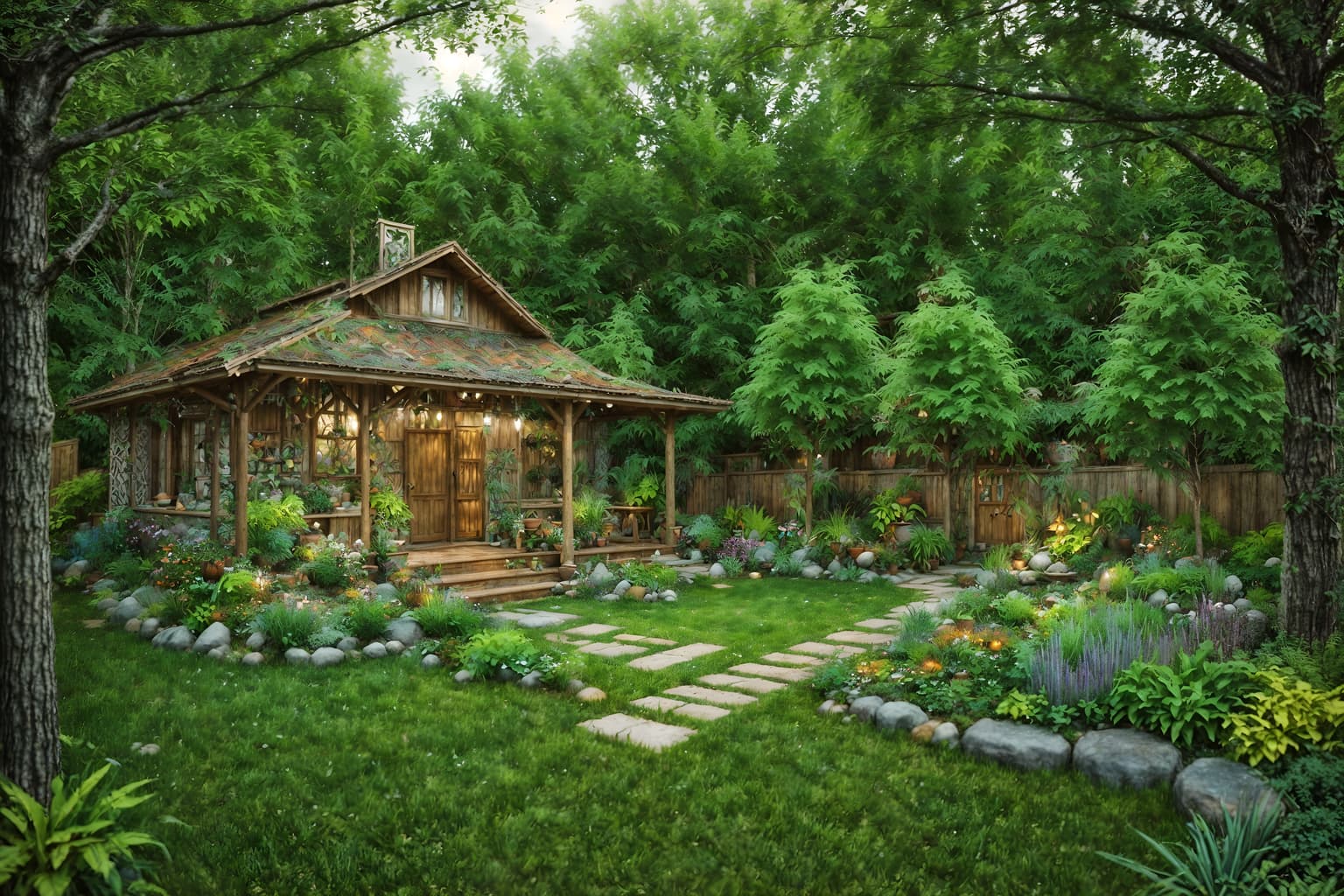 bohemian-style designed (outdoor garden ) with grass and garden tree and garden plants and grass. . with woods and playful patterns and a lack of structure and bold colors and animal hides and playful colors and lush green nature and natural materials. . cinematic photo, highly detailed, cinematic lighting, ultra-detailed, ultrarealistic, photorealism, 8k. bohemian design style. masterpiece, cinematic light, ultrarealistic+, photorealistic+, 8k, raw photo, realistic, sharp focus on eyes, (symmetrical eyes), (intact eyes), hyperrealistic, highest quality, best quality, , highly detailed, masterpiece, best quality, extremely detailed 8k wallpaper, masterpiece, best quality, ultra-detailed, best shadow, detailed background, detailed face, detailed eyes, high contrast, best illumination, detailed face, dulux, caustic, dynamic angle, detailed glow. dramatic lighting. highly detailed, insanely detailed hair, symmetrical, intricate details, professionally retouched, 8k high definition. strong bokeh. award winning photo.