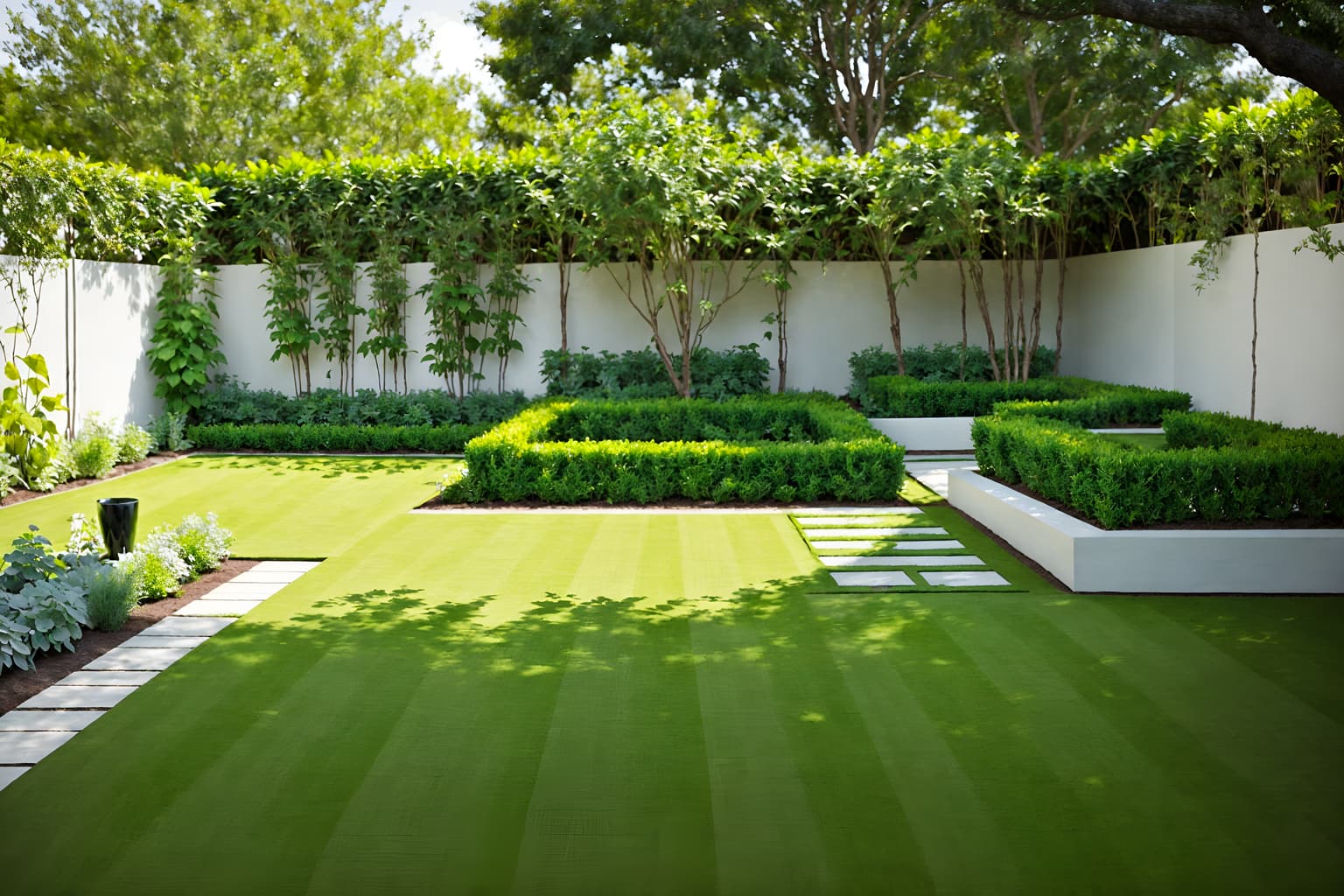 minimalist-style designed (outdoor garden ) with garden plants and garden tree and grass and garden plants. . with focus on the shape, colour and texture of just a few of essential elements and functional furniture and an open floor plan and a monochromatic palette with colour used as an accent and clean lines and lots of light and focus on the shape, colour and texture of just a few of essential elements. . cinematic photo, highly detailed, cinematic lighting, ultra-detailed, ultrarealistic, photorealism, 8k. minimalist design style. masterpiece, cinematic light, ultrarealistic+, photorealistic+, 8k, raw photo, realistic, sharp focus on eyes, (symmetrical eyes), (intact eyes), hyperrealistic, highest quality, best quality, , highly detailed, masterpiece, best quality, extremely detailed 8k wallpaper, masterpiece, best quality, ultra-detailed, best shadow, detailed background, detailed face, detailed eyes, high contrast, best illumination, detailed face, dulux, caustic, dynamic angle, detailed glow. dramatic lighting. highly detailed, insanely detailed hair, symmetrical, intricate details, professionally retouched, 8k high definition. strong bokeh. award winning photo.