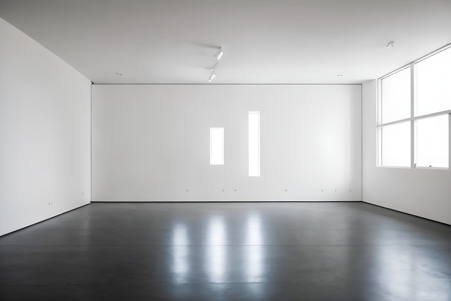 minimalist-style (exhibition space interior) . with focus on the shape, colour and texture of just a few of essential elements and functional furniture and lots of light and clean lines and a monochromatic palette with colour used as an accent and an open floor plan and focus on the shape, colour and texture of just a few of essential elements. . cinematic photo, highly detailed, cinematic lighting, ultra-detailed, ultrarealistic, photorealism, 8k. minimalist interior design style. masterpiece, cinematic light, ultrarealistic+, photorealistic+, 8k, raw photo, realistic, sharp focus on eyes, (symmetrical eyes), (intact eyes), hyperrealistic, highest quality, best quality, , highly detailed, masterpiece, best quality, extremely detailed 8k wallpaper, masterpiece, best quality, ultra-detailed, best shadow, detailed background, detailed face, detailed eyes, high contrast, best illumination, detailed face, dulux, caustic, dynamic angle, detailed glow. dramatic lighting. highly detailed, insanely detailed hair, symmetrical, intricate details, professionally retouched, 8k high definition. strong bokeh. award winning photo.