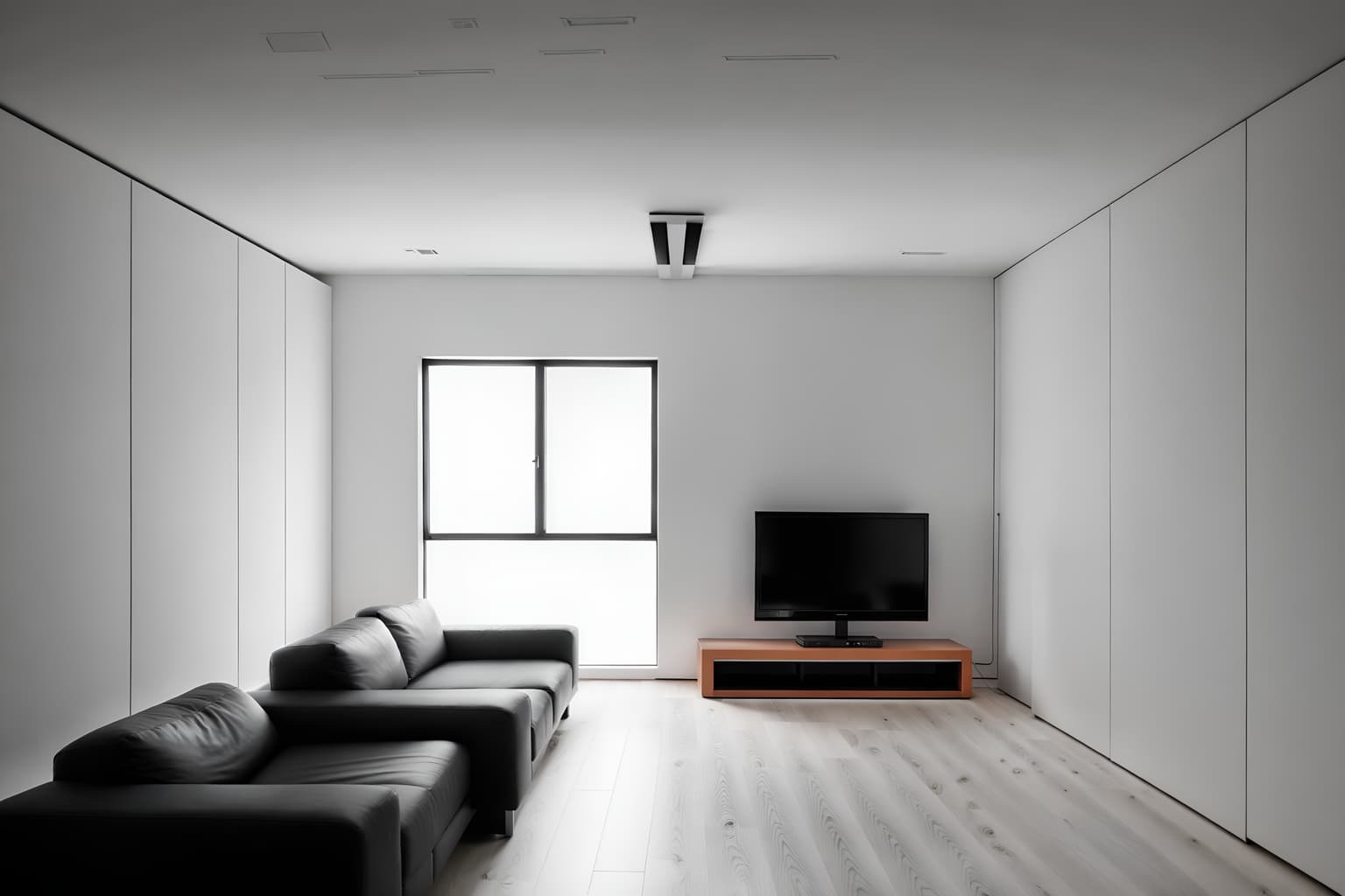 minimalist-style (gaming room interior) . with clean lines and an open floor plan and a monochromatic palette with colour used as an accent and lots of light and focus on the shape, colour and texture of just a few of essential elements and functional furniture and clean lines. . cinematic photo, highly detailed, cinematic lighting, ultra-detailed, ultrarealistic, photorealism, 8k. minimalist interior design style. masterpiece, cinematic light, ultrarealistic+, photorealistic+, 8k, raw photo, realistic, sharp focus on eyes, (symmetrical eyes), (intact eyes), hyperrealistic, highest quality, best quality, , highly detailed, masterpiece, best quality, extremely detailed 8k wallpaper, masterpiece, best quality, ultra-detailed, best shadow, detailed background, detailed face, detailed eyes, high contrast, best illumination, detailed face, dulux, caustic, dynamic angle, detailed glow. dramatic lighting. highly detailed, insanely detailed hair, symmetrical, intricate details, professionally retouched, 8k high definition. strong bokeh. award winning photo.