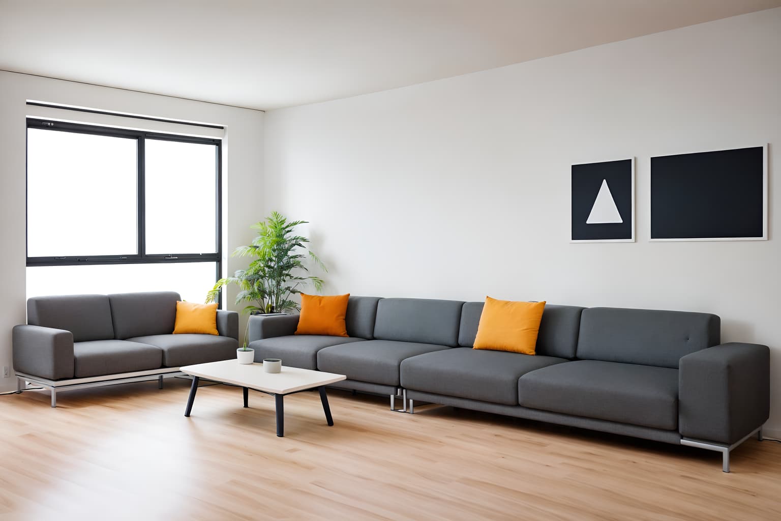 minimalist-style (office interior) with office chairs and seating area with sofa and cabinets and desk lamps and plants and computer desks and lounge chairs and office desks. . with clean lines and an open floor plan and focus on the shape, colour and texture of just a few of essential elements and functional furniture and a monochromatic palette with colour used as an accent and lots of light and clean lines. . cinematic photo, highly detailed, cinematic lighting, ultra-detailed, ultrarealistic, photorealism, 8k. minimalist interior design style. masterpiece, cinematic light, ultrarealistic+, photorealistic+, 8k, raw photo, realistic, sharp focus on eyes, (symmetrical eyes), (intact eyes), hyperrealistic, highest quality, best quality, , highly detailed, masterpiece, best quality, extremely detailed 8k wallpaper, masterpiece, best quality, ultra-detailed, best shadow, detailed background, detailed face, detailed eyes, high contrast, best illumination, detailed face, dulux, caustic, dynamic angle, detailed glow. dramatic lighting. highly detailed, insanely detailed hair, symmetrical, intricate details, professionally retouched, 8k high definition. strong bokeh. award winning photo.