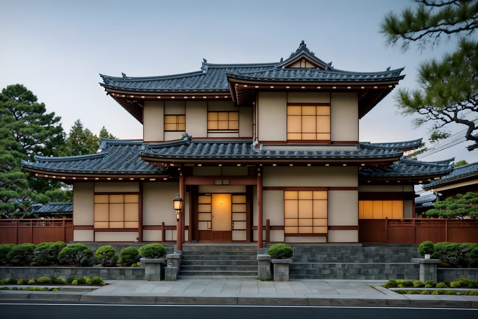 japanese design-style exterior designed (house exterior exterior) . with . . cinematic photo, highly detailed, cinematic lighting, ultra-detailed, ultrarealistic, photorealism, 8k. japanese design exterior design style. masterpiece, cinematic light, ultrarealistic+, photorealistic+, 8k, raw photo, realistic, sharp focus on eyes, (symmetrical eyes), (intact eyes), hyperrealistic, highest quality, best quality, , highly detailed, masterpiece, best quality, extremely detailed 8k wallpaper, masterpiece, best quality, ultra-detailed, best shadow, detailed background, detailed face, detailed eyes, high contrast, best illumination, detailed face, dulux, caustic, dynamic angle, detailed glow. dramatic lighting. highly detailed, insanely detailed hair, symmetrical, intricate details, professionally retouched, 8k high definition. strong bokeh. award winning photo.