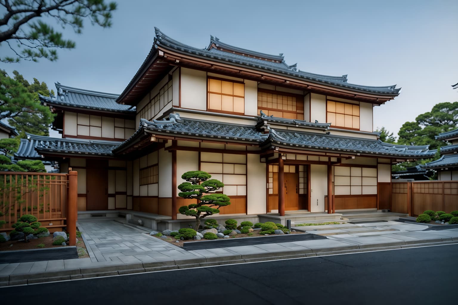 japanese design-style exterior designed (house exterior exterior) . with . . cinematic photo, highly detailed, cinematic lighting, ultra-detailed, ultrarealistic, photorealism, 8k. japanese design exterior design style. masterpiece, cinematic light, ultrarealistic+, photorealistic+, 8k, raw photo, realistic, sharp focus on eyes, (symmetrical eyes), (intact eyes), hyperrealistic, highest quality, best quality, , highly detailed, masterpiece, best quality, extremely detailed 8k wallpaper, masterpiece, best quality, ultra-detailed, best shadow, detailed background, detailed face, detailed eyes, high contrast, best illumination, detailed face, dulux, caustic, dynamic angle, detailed glow. dramatic lighting. highly detailed, insanely detailed hair, symmetrical, intricate details, professionally retouched, 8k high definition. strong bokeh. award winning photo.