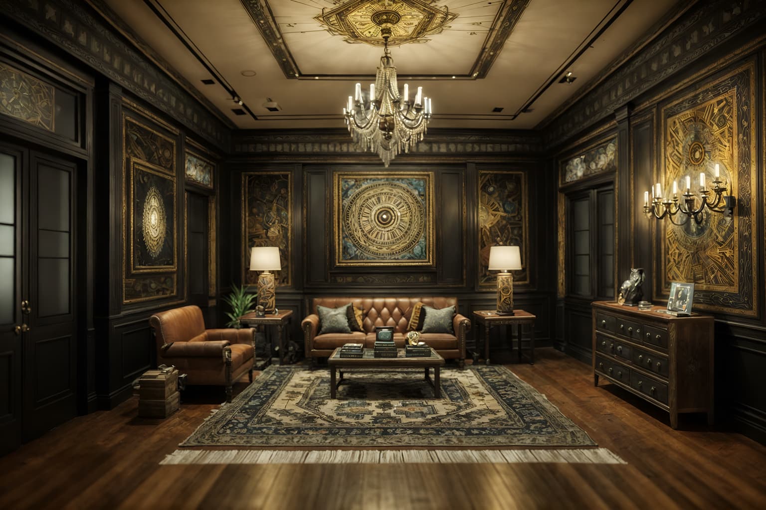 eclectic-style (exhibition space interior) . . cinematic photo, highly detailed, cinematic lighting, ultra-detailed, ultrarealistic, photorealism, 8k. eclectic interior design style. masterpiece, cinematic light, ultrarealistic+, photorealistic+, 8k, raw photo, realistic, sharp focus on eyes, (symmetrical eyes), (intact eyes), hyperrealistic, highest quality, best quality, , highly detailed, masterpiece, best quality, extremely detailed 8k wallpaper, masterpiece, best quality, ultra-detailed, best shadow, detailed background, detailed face, detailed eyes, high contrast, best illumination, detailed face, dulux, caustic, dynamic angle, detailed glow. dramatic lighting. highly detailed, insanely detailed hair, symmetrical, intricate details, professionally retouched, 8k high definition. strong bokeh. award winning photo.