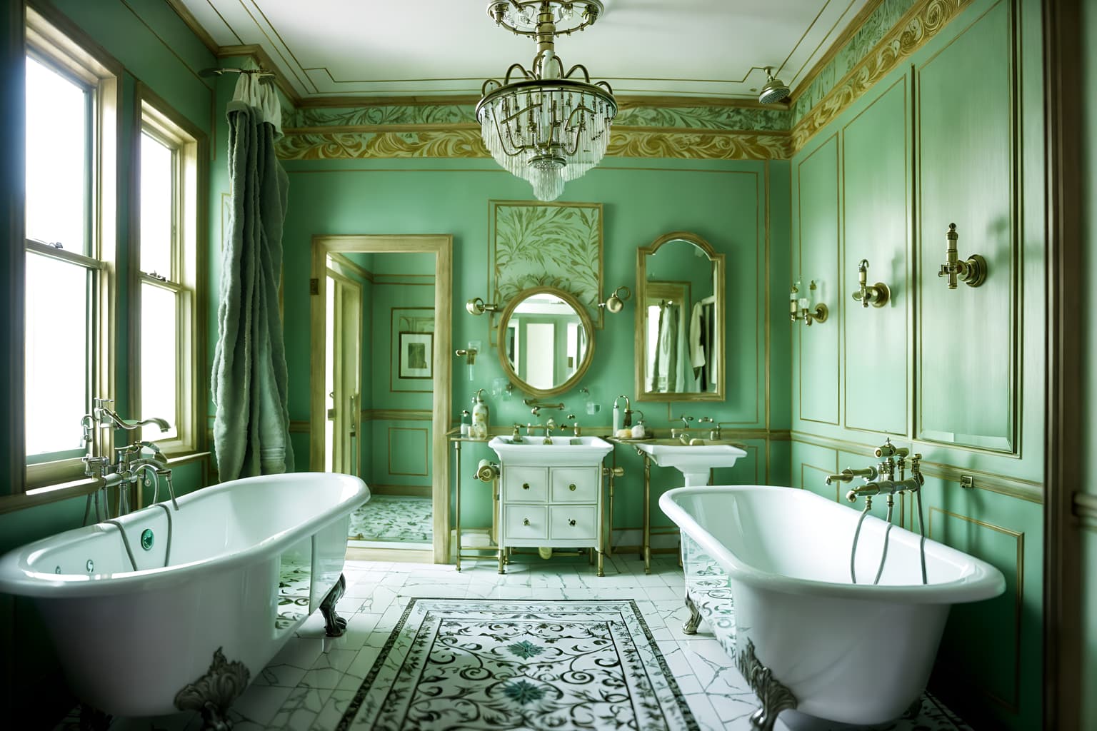 eclectic-style (hotel bathroom interior) with mirror and bathtub and waste basket and bath towel and bath rail and shower and bathroom sink with faucet and toilet seat. . . cinematic photo, highly detailed, cinematic lighting, ultra-detailed, ultrarealistic, photorealism, 8k. eclectic interior design style. masterpiece, cinematic light, ultrarealistic+, photorealistic+, 8k, raw photo, realistic, sharp focus on eyes, (symmetrical eyes), (intact eyes), hyperrealistic, highest quality, best quality, , highly detailed, masterpiece, best quality, extremely detailed 8k wallpaper, masterpiece, best quality, ultra-detailed, best shadow, detailed background, detailed face, detailed eyes, high contrast, best illumination, detailed face, dulux, caustic, dynamic angle, detailed glow. dramatic lighting. highly detailed, insanely detailed hair, symmetrical, intricate details, professionally retouched, 8k high definition. strong bokeh. award winning photo.