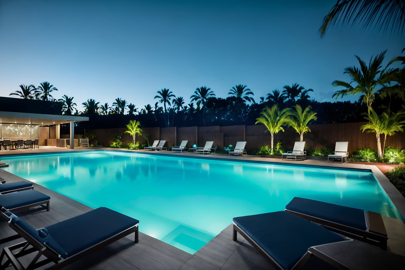 contemporary-style designed (outdoor pool area ) with pool and pool lights and pool lounge chairs and pool. . with . . cinematic photo, highly detailed, cinematic lighting, ultra-detailed, ultrarealistic, photorealism, 8k. contemporary design style. masterpiece, cinematic light, ultrarealistic+, photorealistic+, 8k, raw photo, realistic, sharp focus on eyes, (symmetrical eyes), (intact eyes), hyperrealistic, highest quality, best quality, , highly detailed, masterpiece, best quality, extremely detailed 8k wallpaper, masterpiece, best quality, ultra-detailed, best shadow, detailed background, detailed face, detailed eyes, high contrast, best illumination, detailed face, dulux, caustic, dynamic angle, detailed glow. dramatic lighting. highly detailed, insanely detailed hair, symmetrical, intricate details, professionally retouched, 8k high definition. strong bokeh. award winning photo.