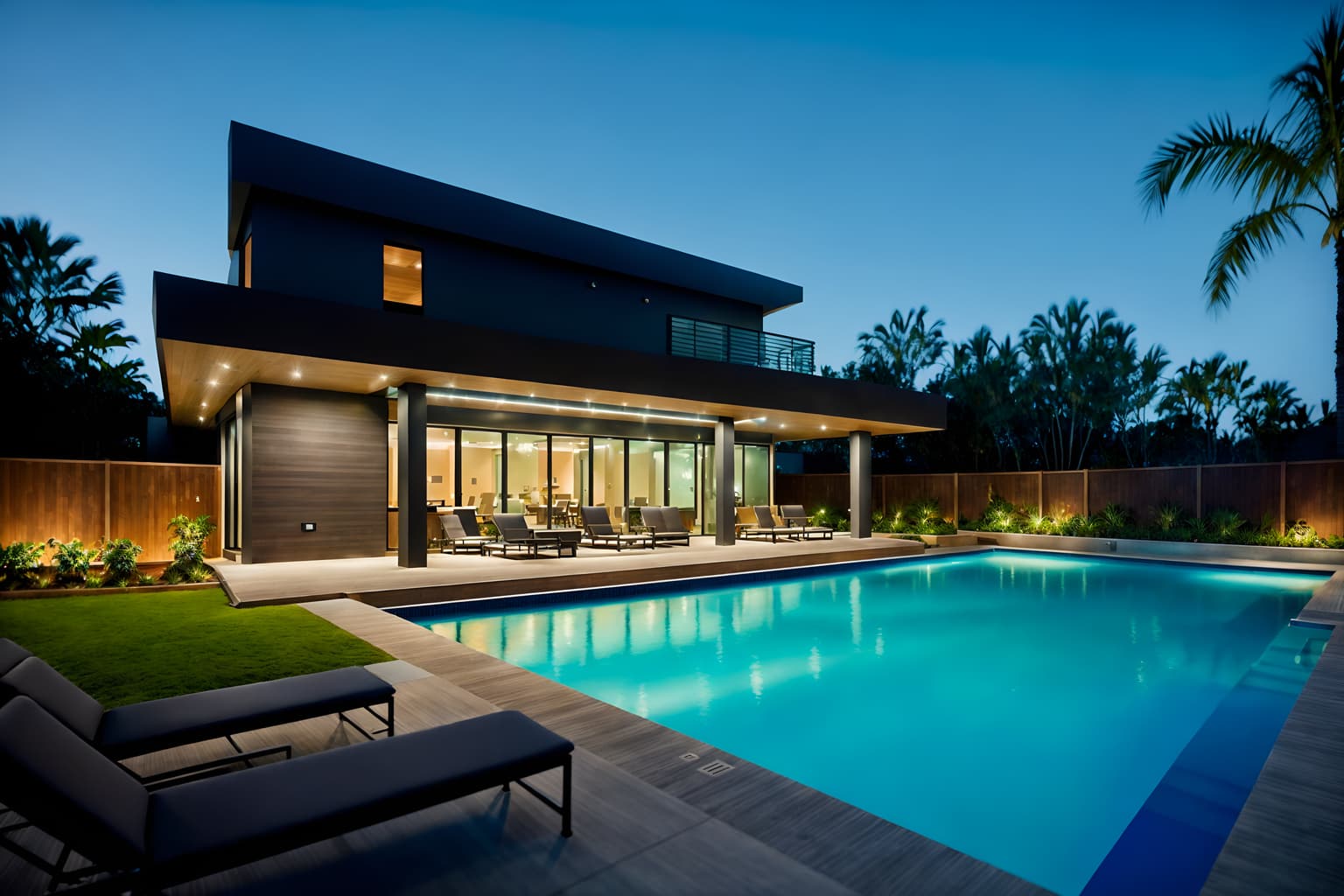 contemporary-style designed (outdoor pool area ) with pool and pool lights and pool lounge chairs and pool. . with . . cinematic photo, highly detailed, cinematic lighting, ultra-detailed, ultrarealistic, photorealism, 8k. contemporary design style. masterpiece, cinematic light, ultrarealistic+, photorealistic+, 8k, raw photo, realistic, sharp focus on eyes, (symmetrical eyes), (intact eyes), hyperrealistic, highest quality, best quality, , highly detailed, masterpiece, best quality, extremely detailed 8k wallpaper, masterpiece, best quality, ultra-detailed, best shadow, detailed background, detailed face, detailed eyes, high contrast, best illumination, detailed face, dulux, caustic, dynamic angle, detailed glow. dramatic lighting. highly detailed, insanely detailed hair, symmetrical, intricate details, professionally retouched, 8k high definition. strong bokeh. award winning photo.