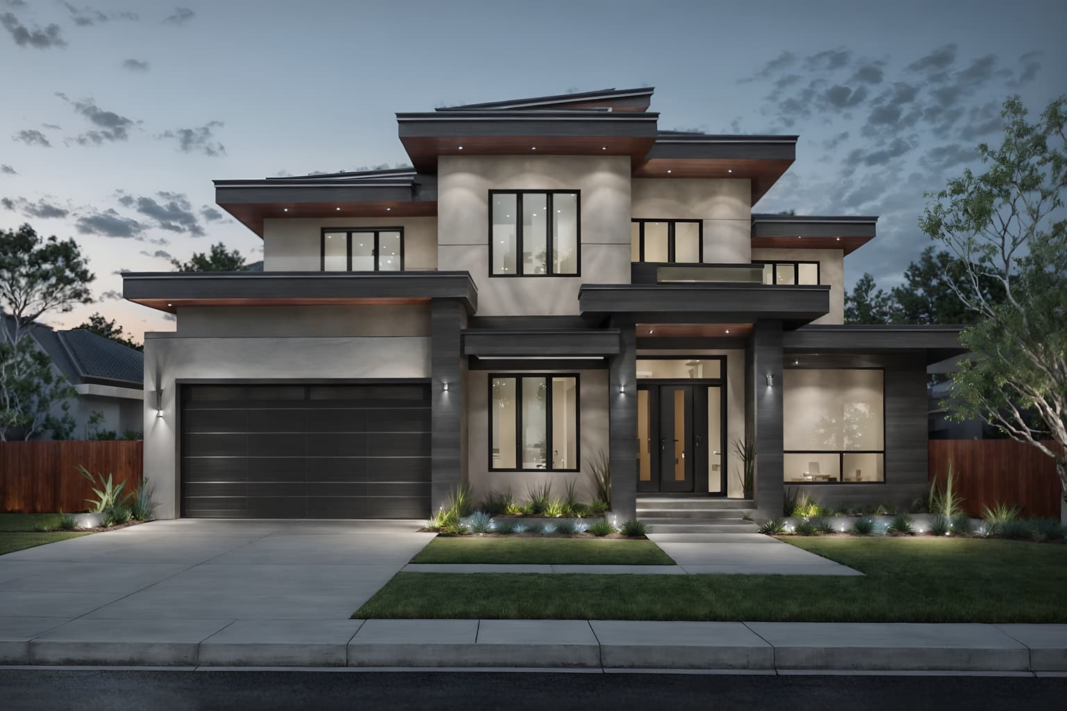 contemporary-style exterior designed (house exterior exterior) . with . . cinematic photo, highly detailed, cinematic lighting, ultra-detailed, ultrarealistic, photorealism, 8k. contemporary exterior design style. masterpiece, cinematic light, ultrarealistic+, photorealistic+, 8k, raw photo, realistic, sharp focus on eyes, (symmetrical eyes), (intact eyes), hyperrealistic, highest quality, best quality, , highly detailed, masterpiece, best quality, extremely detailed 8k wallpaper, masterpiece, best quality, ultra-detailed, best shadow, detailed background, detailed face, detailed eyes, high contrast, best illumination, detailed face, dulux, caustic, dynamic angle, detailed glow. dramatic lighting. highly detailed, insanely detailed hair, symmetrical, intricate details, professionally retouched, 8k high definition. strong bokeh. award winning photo.