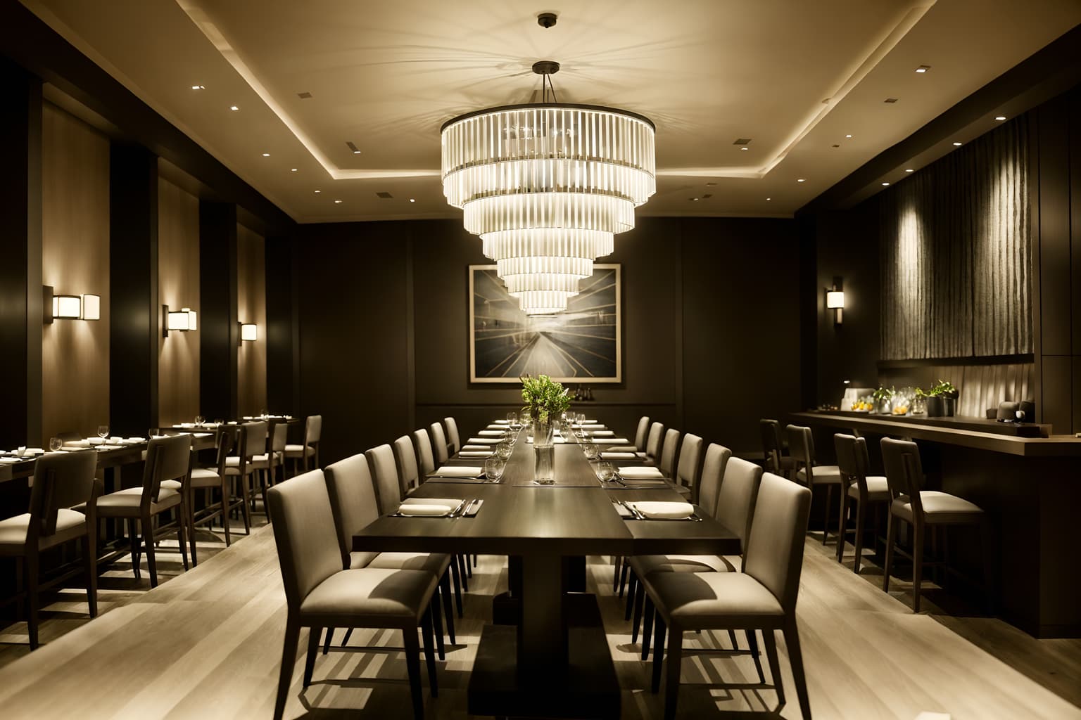 contemporary-style (restaurant interior) with restaurant chairs and restaurant dining tables and restaurant bar and restaurant decor and restaurant chairs. . with . . cinematic photo, highly detailed, cinematic lighting, ultra-detailed, ultrarealistic, photorealism, 8k. contemporary interior design style. masterpiece, cinematic light, ultrarealistic+, photorealistic+, 8k, raw photo, realistic, sharp focus on eyes, (symmetrical eyes), (intact eyes), hyperrealistic, highest quality, best quality, , highly detailed, masterpiece, best quality, extremely detailed 8k wallpaper, masterpiece, best quality, ultra-detailed, best shadow, detailed background, detailed face, detailed eyes, high contrast, best illumination, detailed face, dulux, caustic, dynamic angle, detailed glow. dramatic lighting. highly detailed, insanely detailed hair, symmetrical, intricate details, professionally retouched, 8k high definition. strong bokeh. award winning photo.