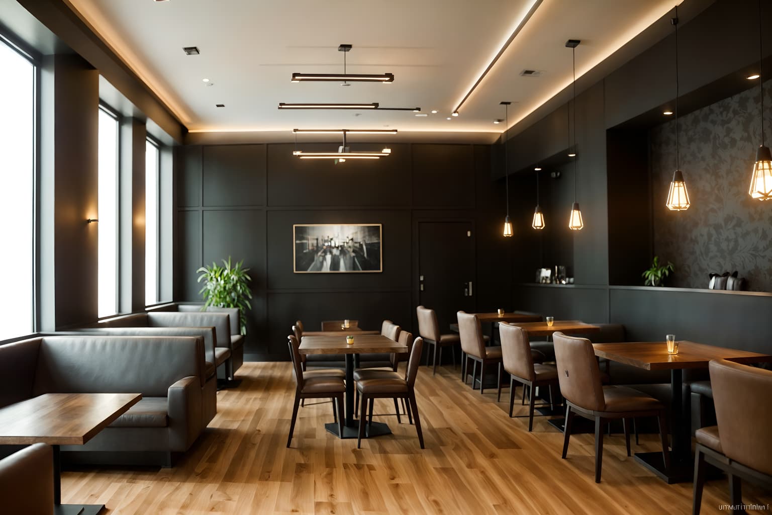 contemporary-style (coffee shop interior) . with . . cinematic photo, highly detailed, cinematic lighting, ultra-detailed, ultrarealistic, photorealism, 8k. contemporary interior design style. masterpiece, cinematic light, ultrarealistic+, photorealistic+, 8k, raw photo, realistic, sharp focus on eyes, (symmetrical eyes), (intact eyes), hyperrealistic, highest quality, best quality, , highly detailed, masterpiece, best quality, extremely detailed 8k wallpaper, masterpiece, best quality, ultra-detailed, best shadow, detailed background, detailed face, detailed eyes, high contrast, best illumination, detailed face, dulux, caustic, dynamic angle, detailed glow. dramatic lighting. highly detailed, insanely detailed hair, symmetrical, intricate details, professionally retouched, 8k high definition. strong bokeh. award winning photo.