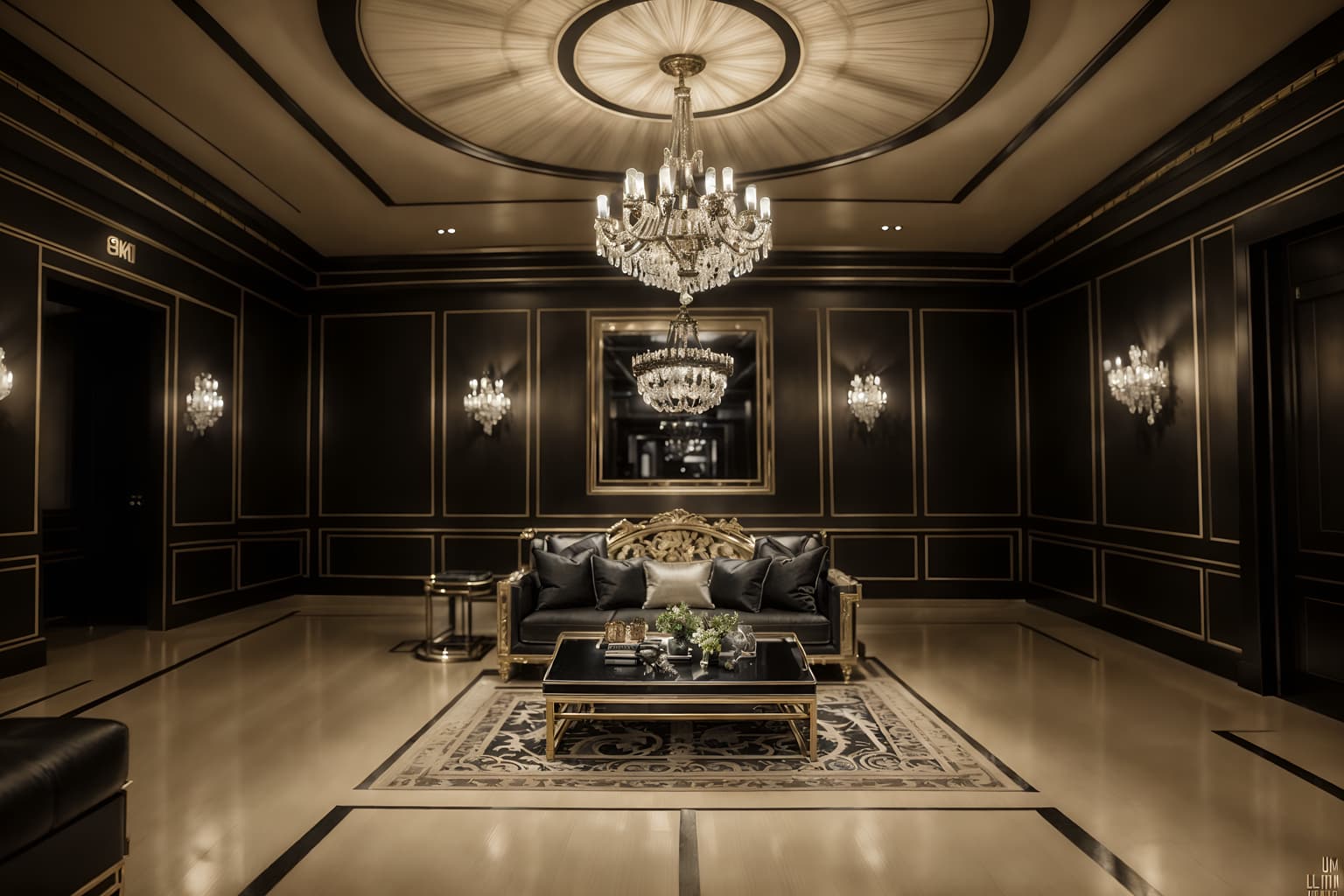 hollywood glam-style (exhibition space interior) . . cinematic photo, highly detailed, cinematic lighting, ultra-detailed, ultrarealistic, photorealism, 8k. hollywood glam interior design style. masterpiece, cinematic light, ultrarealistic+, photorealistic+, 8k, raw photo, realistic, sharp focus on eyes, (symmetrical eyes), (intact eyes), hyperrealistic, highest quality, best quality, , highly detailed, masterpiece, best quality, extremely detailed 8k wallpaper, masterpiece, best quality, ultra-detailed, best shadow, detailed background, detailed face, detailed eyes, high contrast, best illumination, detailed face, dulux, caustic, dynamic angle, detailed glow. dramatic lighting. highly detailed, insanely detailed hair, symmetrical, intricate details, professionally retouched, 8k high definition. strong bokeh. award winning photo.