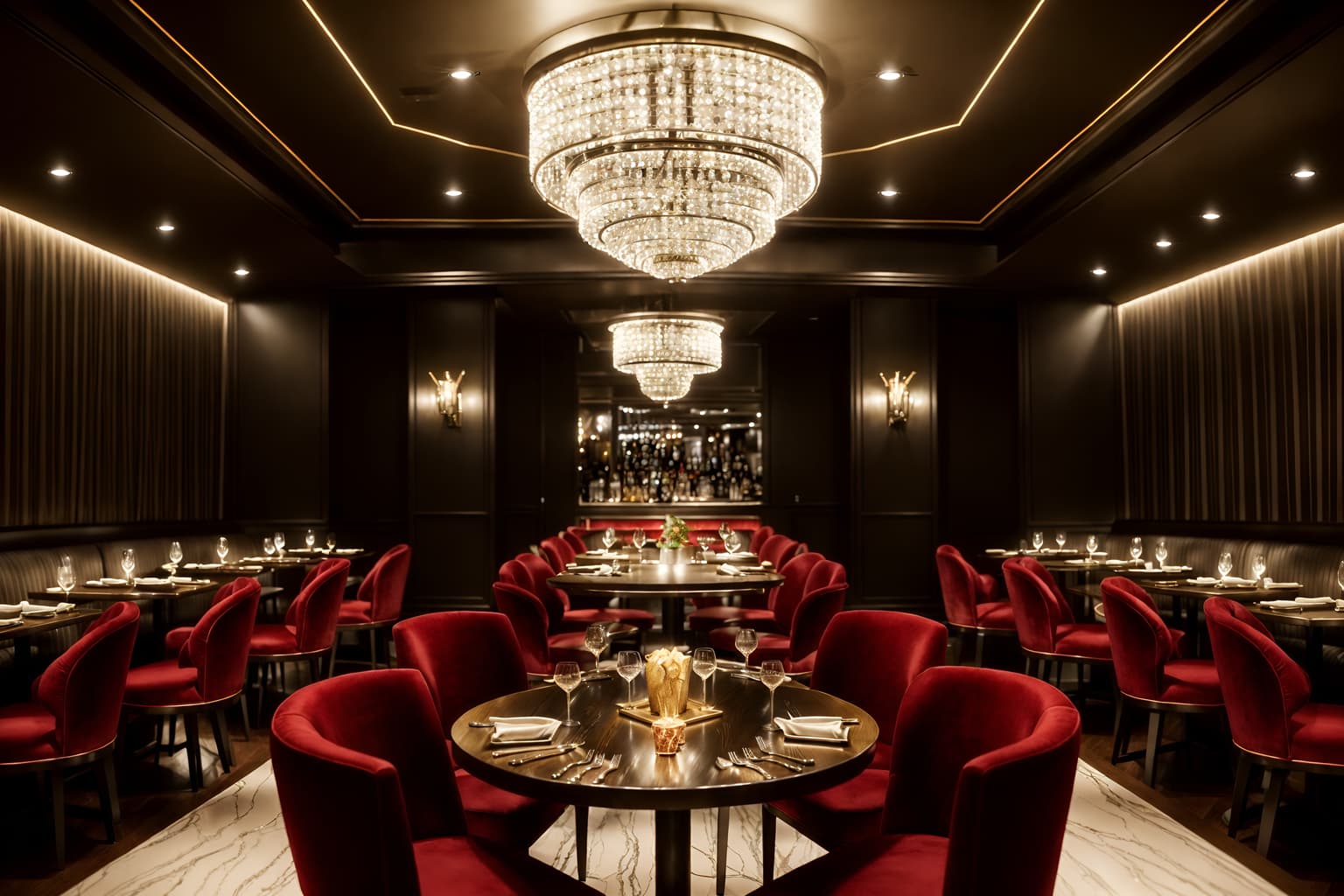 hollywood glam-style (restaurant interior) with restaurant chairs and restaurant dining tables and restaurant bar and restaurant decor and restaurant chairs. . . cinematic photo, highly detailed, cinematic lighting, ultra-detailed, ultrarealistic, photorealism, 8k. hollywood glam interior design style. masterpiece, cinematic light, ultrarealistic+, photorealistic+, 8k, raw photo, realistic, sharp focus on eyes, (symmetrical eyes), (intact eyes), hyperrealistic, highest quality, best quality, , highly detailed, masterpiece, best quality, extremely detailed 8k wallpaper, masterpiece, best quality, ultra-detailed, best shadow, detailed background, detailed face, detailed eyes, high contrast, best illumination, detailed face, dulux, caustic, dynamic angle, detailed glow. dramatic lighting. highly detailed, insanely detailed hair, symmetrical, intricate details, professionally retouched, 8k high definition. strong bokeh. award winning photo.