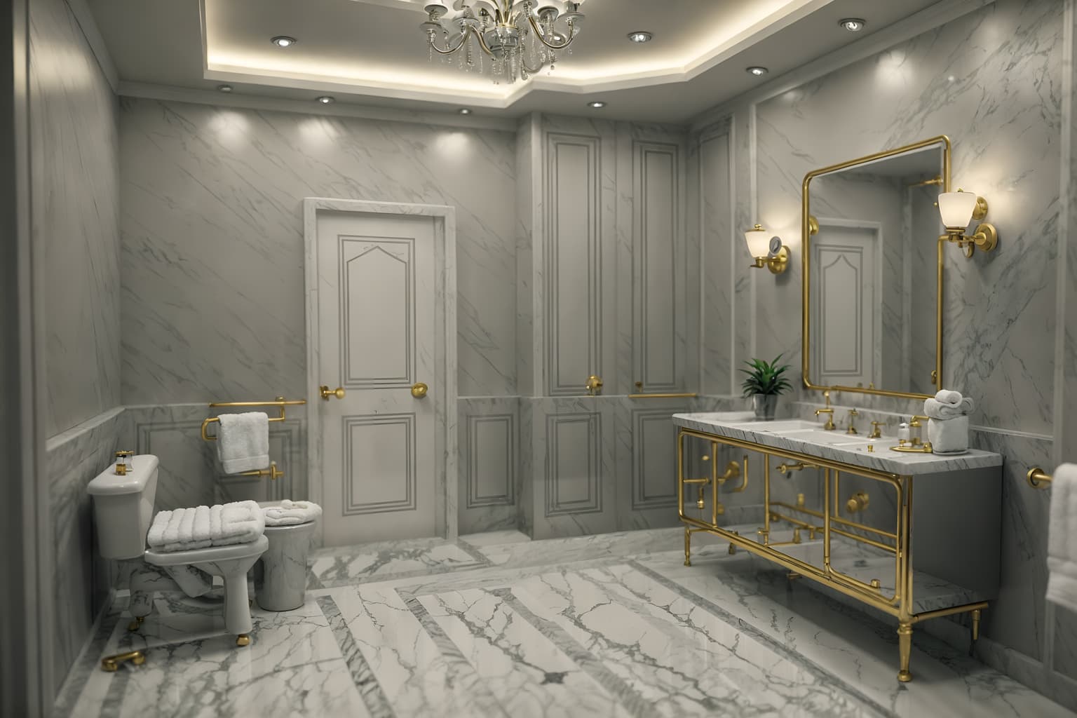 hollywood glam-style (bathroom interior) with shower and toilet seat and bath rail and bathroom sink with faucet and bath towel and waste basket and bathtub and plant. . . cinematic photo, highly detailed, cinematic lighting, ultra-detailed, ultrarealistic, photorealism, 8k. hollywood glam interior design style. masterpiece, cinematic light, ultrarealistic+, photorealistic+, 8k, raw photo, realistic, sharp focus on eyes, (symmetrical eyes), (intact eyes), hyperrealistic, highest quality, best quality, , highly detailed, masterpiece, best quality, extremely detailed 8k wallpaper, masterpiece, best quality, ultra-detailed, best shadow, detailed background, detailed face, detailed eyes, high contrast, best illumination, detailed face, dulux, caustic, dynamic angle, detailed glow. dramatic lighting. highly detailed, insanely detailed hair, symmetrical, intricate details, professionally retouched, 8k high definition. strong bokeh. award winning photo.