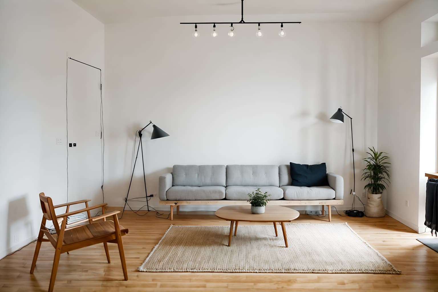 airbnb-style (exhibition space interior) . with practicality and functionality and open and natural lighting and neutral walls and textures and scandinavian style and simple color palette and simple, clean lines and simplistic furniture and natural materials and elements and practicality and functionality. . cinematic photo, highly detailed, cinematic lighting, ultra-detailed, ultrarealistic, photorealism, 8k. airbnb interior design style. masterpiece, cinematic light, ultrarealistic+, photorealistic+, 8k, raw photo, realistic, sharp focus on eyes, (symmetrical eyes), (intact eyes), hyperrealistic, highest quality, best quality, , highly detailed, masterpiece, best quality, extremely detailed 8k wallpaper, masterpiece, best quality, ultra-detailed, best shadow, detailed background, detailed face, detailed eyes, high contrast, best illumination, detailed face, dulux, caustic, dynamic angle, detailed glow. dramatic lighting. highly detailed, insanely detailed hair, symmetrical, intricate details, professionally retouched, 8k high definition. strong bokeh. award winning photo.