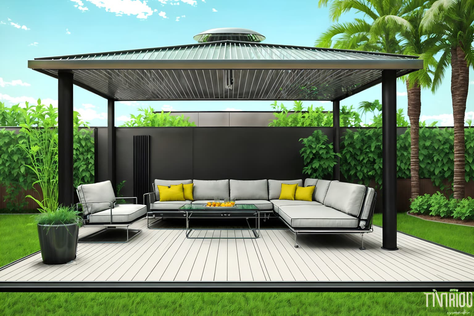 retro futuristic-style designed (outdoor patio ) with barbeque or grill and deck with deck chairs and patio couch with pillows and grass and plant and barbeque or grill. . with neutral background and bright accents and floating surfaces and monochromatic palette and glass panes and futuristic and vintage futurism and futurism minimalist and minimalist clean lines. . cinematic photo, highly detailed, cinematic lighting, ultra-detailed, ultrarealistic, photorealism, 8k. retro futuristic design style. masterpiece, cinematic light, ultrarealistic+, photorealistic+, 8k, raw photo, realistic, sharp focus on eyes, (symmetrical eyes), (intact eyes), hyperrealistic, highest quality, best quality, , highly detailed, masterpiece, best quality, extremely detailed 8k wallpaper, masterpiece, best quality, ultra-detailed, best shadow, detailed background, detailed face, detailed eyes, high contrast, best illumination, detailed face, dulux, caustic, dynamic angle, detailed glow. dramatic lighting. highly detailed, insanely detailed hair, symmetrical, intricate details, professionally retouched, 8k high definition. strong bokeh. award winning photo.