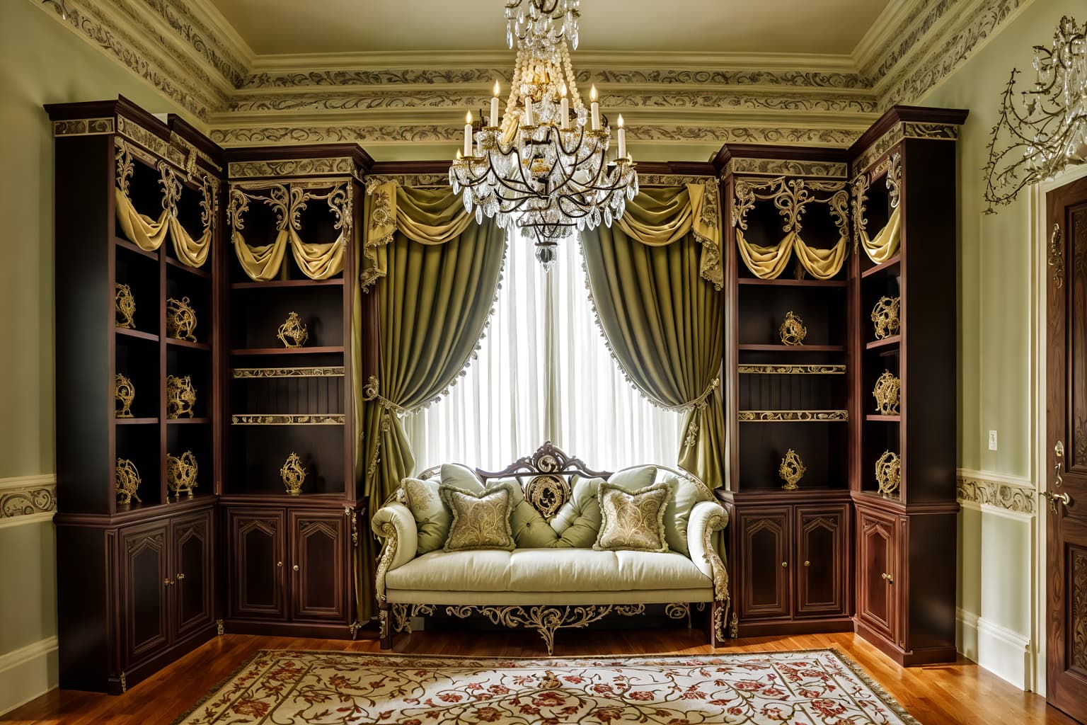 baroque-style (drop zone interior) with wall hooks for coats and storage baskets and a bench and high up storage and shelves for shoes and cabinets and lockers and storage drawers. . with twisted columns and pedestal feet and drama and heavy moldings and crystal and glass accents and dynamism and luxurious floral and damask fabrics and intricate carvings and ornaments. . cinematic photo, highly detailed, cinematic lighting, ultra-detailed, ultrarealistic, photorealism, 8k. baroque interior design style. masterpiece, cinematic light, ultrarealistic+, photorealistic+, 8k, raw photo, realistic, sharp focus on eyes, (symmetrical eyes), (intact eyes), hyperrealistic, highest quality, best quality, , highly detailed, masterpiece, best quality, extremely detailed 8k wallpaper, masterpiece, best quality, ultra-detailed, best shadow, detailed background, detailed face, detailed eyes, high contrast, best illumination, detailed face, dulux, caustic, dynamic angle, detailed glow. dramatic lighting. highly detailed, insanely detailed hair, symmetrical, intricate details, professionally retouched, 8k high definition. strong bokeh. award winning photo.