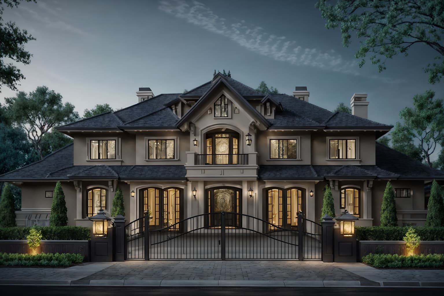 luxury-style exterior designed (house exterior exterior) . . cinematic photo, highly detailed, cinematic lighting, ultra-detailed, ultrarealistic, photorealism, 8k. luxury exterior design style. masterpiece, cinematic light, ultrarealistic+, photorealistic+, 8k, raw photo, realistic, sharp focus on eyes, (symmetrical eyes), (intact eyes), hyperrealistic, highest quality, best quality, , highly detailed, masterpiece, best quality, extremely detailed 8k wallpaper, masterpiece, best quality, ultra-detailed, best shadow, detailed background, detailed face, detailed eyes, high contrast, best illumination, detailed face, dulux, caustic, dynamic angle, detailed glow. dramatic lighting. highly detailed, insanely detailed hair, symmetrical, intricate details, professionally retouched, 8k high definition. strong bokeh. award winning photo.
