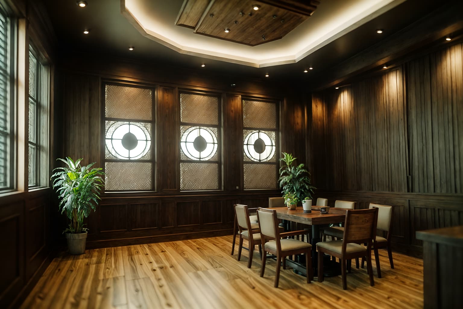 eco-friendly-style (coffee shop interior) . . cinematic photo, highly detailed, cinematic lighting, ultra-detailed, ultrarealistic, photorealism, 8k. eco-friendly interior design style. masterpiece, cinematic light, ultrarealistic+, photorealistic+, 8k, raw photo, realistic, sharp focus on eyes, (symmetrical eyes), (intact eyes), hyperrealistic, highest quality, best quality, , highly detailed, masterpiece, best quality, extremely detailed 8k wallpaper, masterpiece, best quality, ultra-detailed, best shadow, detailed background, detailed face, detailed eyes, high contrast, best illumination, detailed face, dulux, caustic, dynamic angle, detailed glow. dramatic lighting. highly detailed, insanely detailed hair, symmetrical, intricate details, professionally retouched, 8k high definition. strong bokeh. award winning photo.