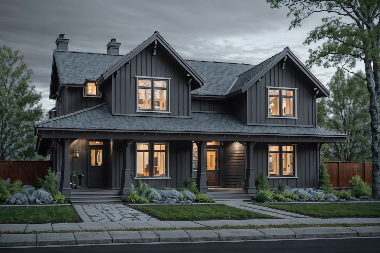 scandinavian-style exterior designed (house exterior exterior) . with . . cinematic photo, highly detailed, cinematic lighting, ultra-detailed, ultrarealistic, photorealism, 8k. scandinavian exterior design style. masterpiece, cinematic light, ultrarealistic+, photorealistic+, 8k, raw photo, realistic, sharp focus on eyes, (symmetrical eyes), (intact eyes), hyperrealistic, highest quality, best quality, , highly detailed, masterpiece, best quality, extremely detailed 8k wallpaper, masterpiece, best quality, ultra-detailed, best shadow, detailed background, detailed face, detailed eyes, high contrast, best illumination, detailed face, dulux, caustic, dynamic angle, detailed glow. dramatic lighting. highly detailed, insanely detailed hair, symmetrical, intricate details, professionally retouched, 8k high definition. strong bokeh. award winning photo.