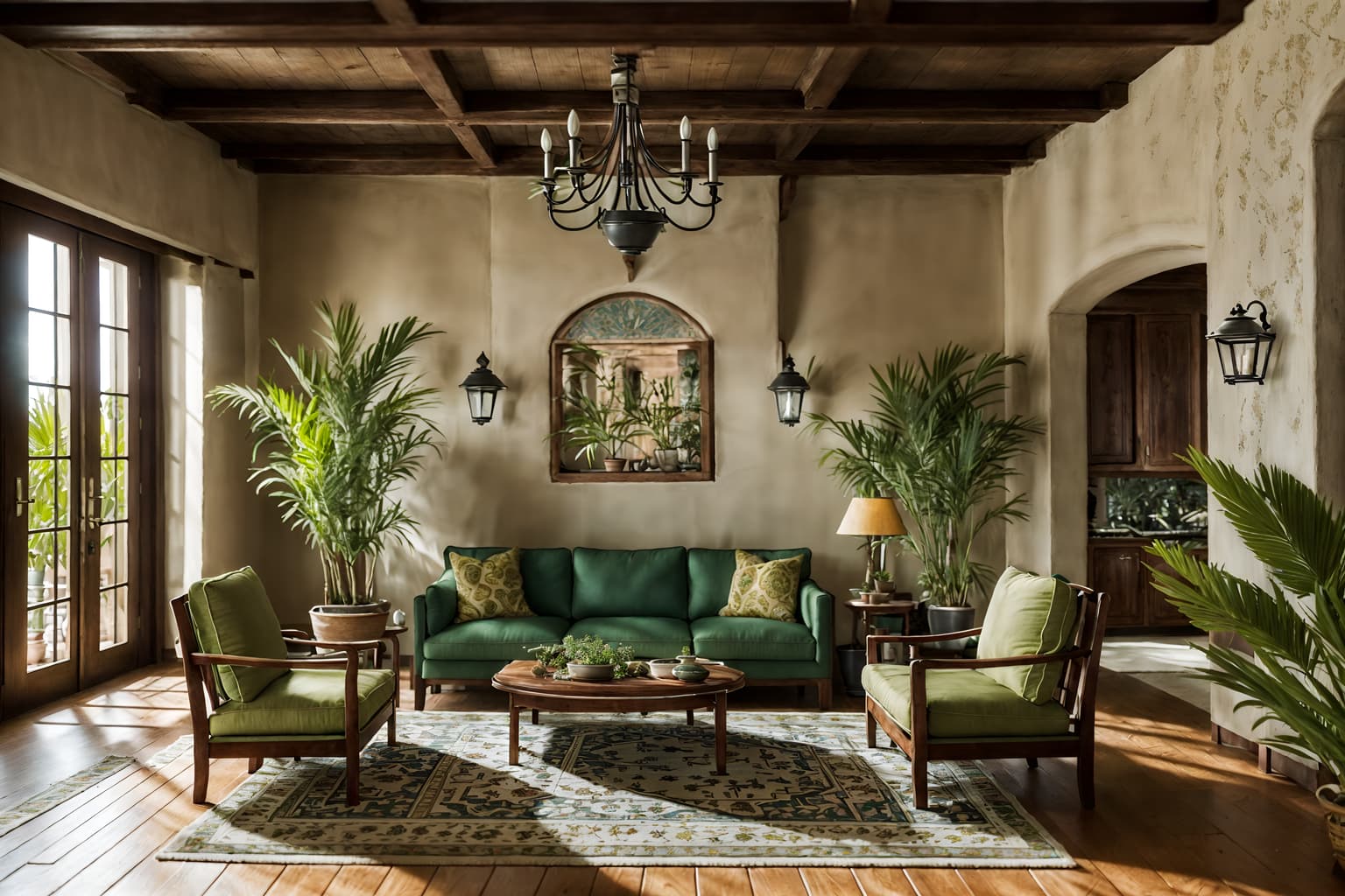 mediterranean-style (kitchen living combo interior) with furniture and chairs and rug and plant and plant and kitchen cabinets and coffee tables and sofa. . . cinematic photo, highly detailed, cinematic lighting, ultra-detailed, ultrarealistic, photorealism, 8k. mediterranean interior design style. masterpiece, cinematic light, ultrarealistic+, photorealistic+, 8k, raw photo, realistic, sharp focus on eyes, (symmetrical eyes), (intact eyes), hyperrealistic, highest quality, best quality, , highly detailed, masterpiece, best quality, extremely detailed 8k wallpaper, masterpiece, best quality, ultra-detailed, best shadow, detailed background, detailed face, detailed eyes, high contrast, best illumination, detailed face, dulux, caustic, dynamic angle, detailed glow. dramatic lighting. highly detailed, insanely detailed hair, symmetrical, intricate details, professionally retouched, 8k high definition. strong bokeh. award winning photo.