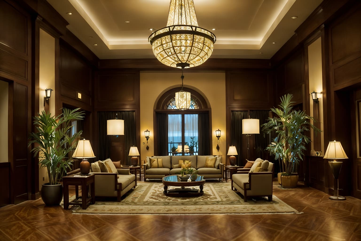 mediterranean-style (hotel lobby interior) with furniture and hanging lamps and plant and check in desk and rug and sofas and coffee tables and lounge chairs. . . cinematic photo, highly detailed, cinematic lighting, ultra-detailed, ultrarealistic, photorealism, 8k. mediterranean interior design style. masterpiece, cinematic light, ultrarealistic+, photorealistic+, 8k, raw photo, realistic, sharp focus on eyes, (symmetrical eyes), (intact eyes), hyperrealistic, highest quality, best quality, , highly detailed, masterpiece, best quality, extremely detailed 8k wallpaper, masterpiece, best quality, ultra-detailed, best shadow, detailed background, detailed face, detailed eyes, high contrast, best illumination, detailed face, dulux, caustic, dynamic angle, detailed glow. dramatic lighting. highly detailed, insanely detailed hair, symmetrical, intricate details, professionally retouched, 8k high definition. strong bokeh. award winning photo.